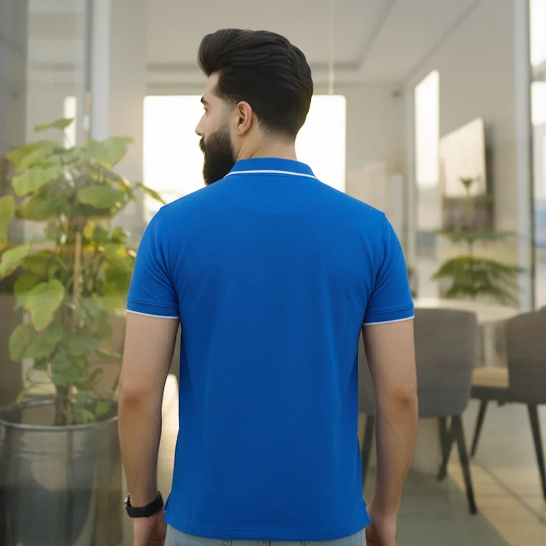 ST HV POLO - ROYAL BLUE - NAVZA