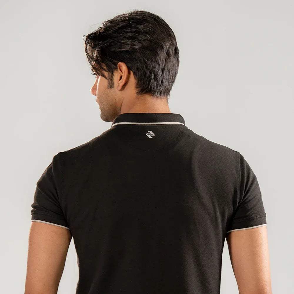 ST HV POLO - BLACK - NAVZA