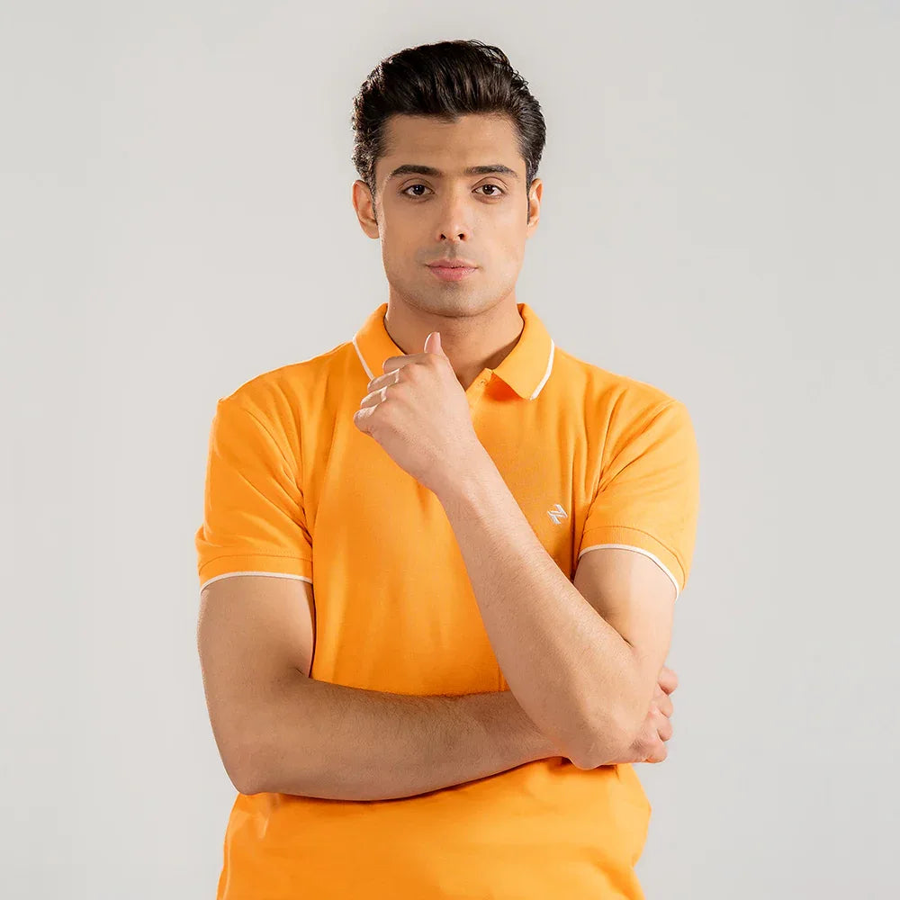 ST LV POLO - ORANGE - NAVZA