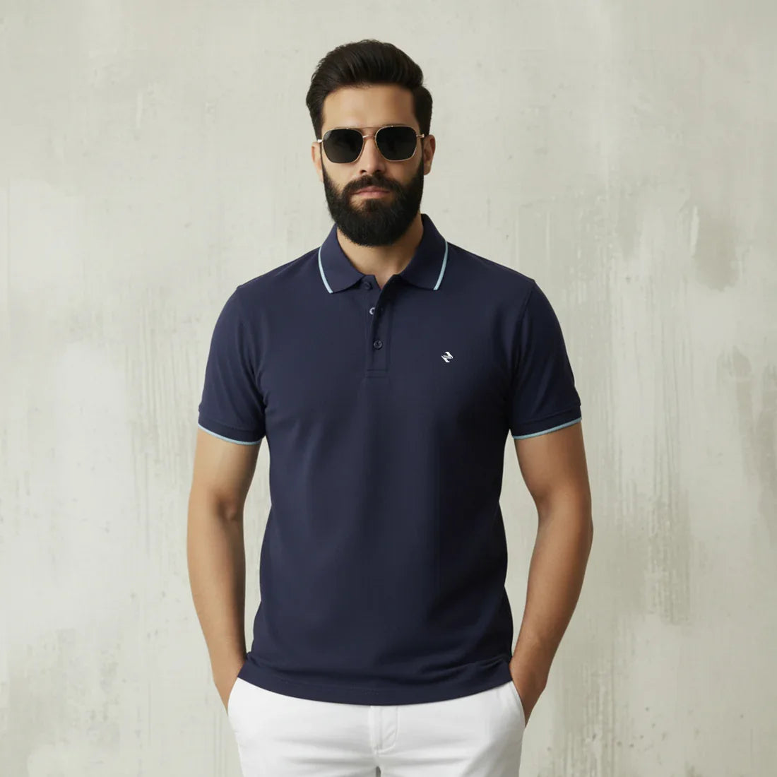ST LV POLO - NAVY - NAVZA