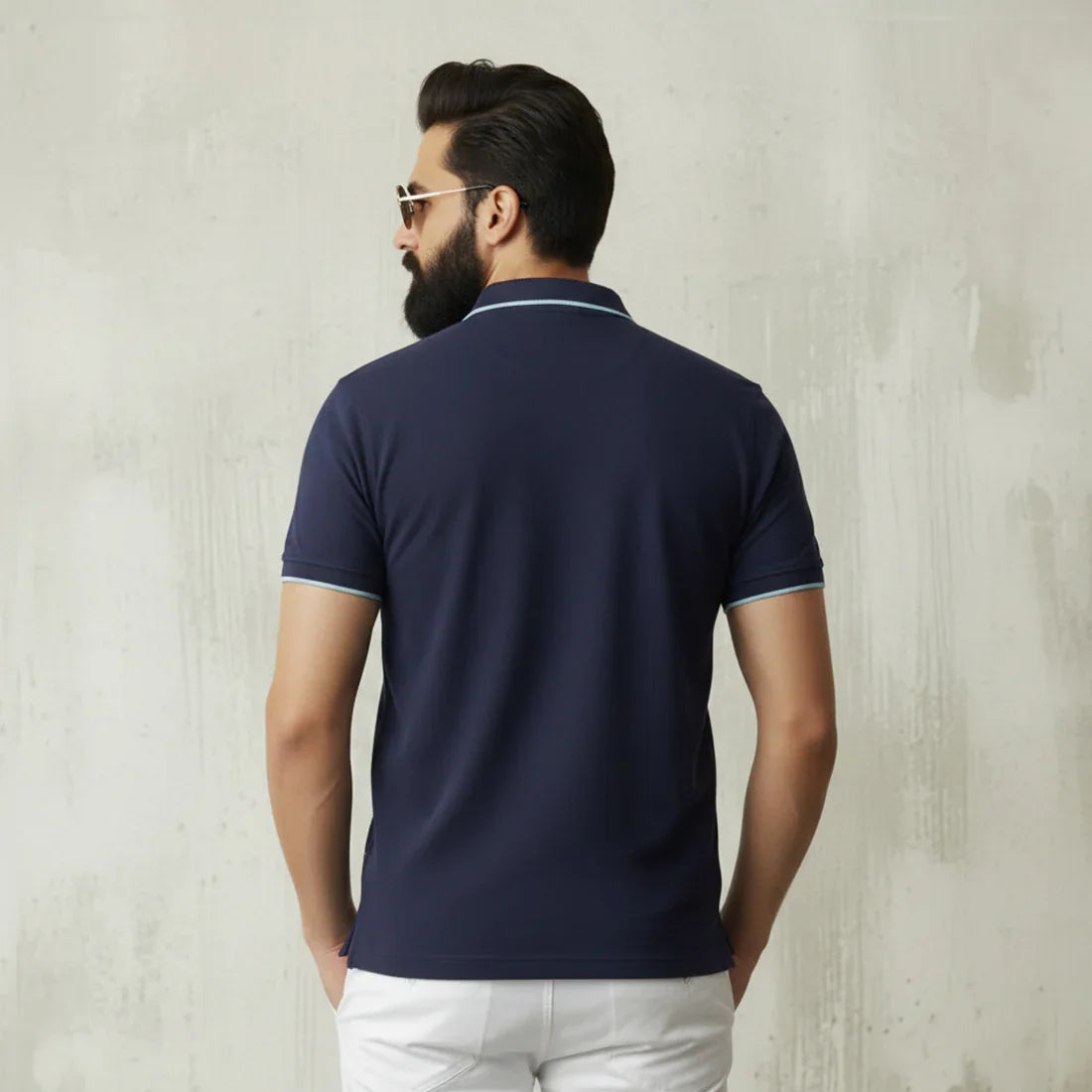 ST LV POLO - NAVY - NAVZA