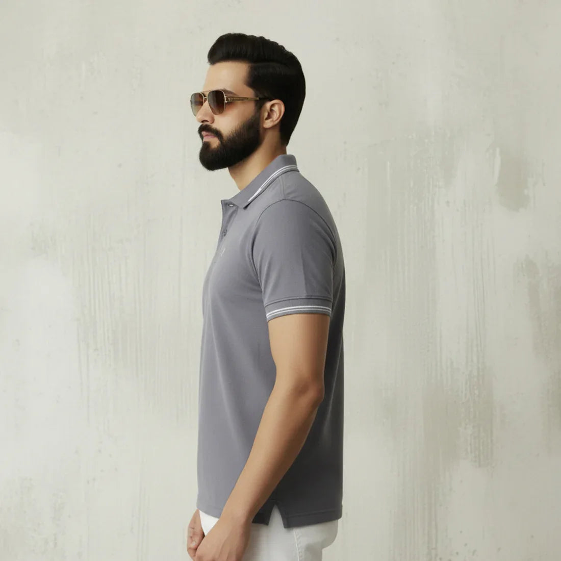 ST POLO – GREY - NAVZA