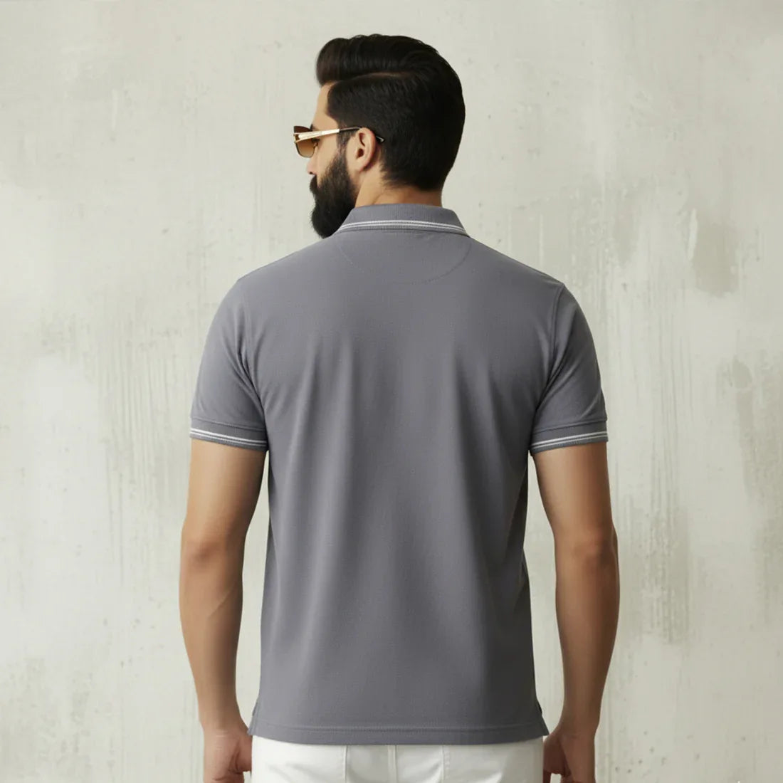 ST POLO – GREY - NAVZA