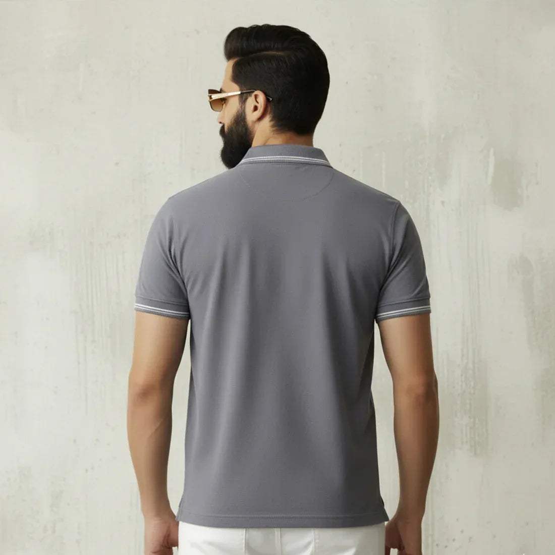 ST POLO – GREY - NAVZA