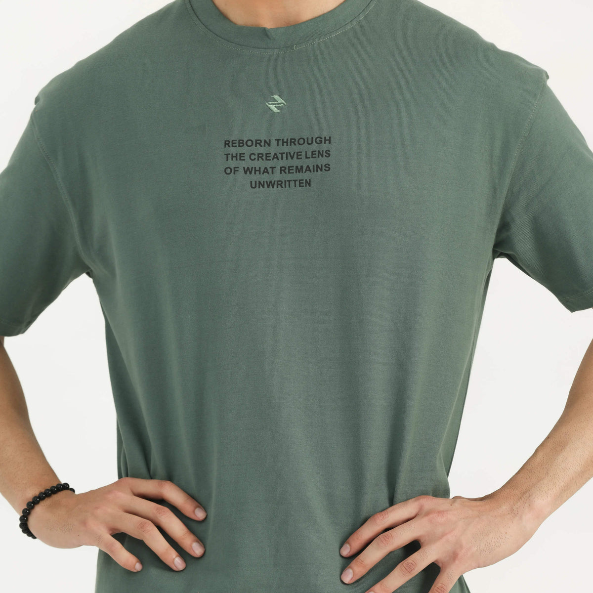 TEXTURED COTTON CO-ORD SET SAGE GREEN NAVZA