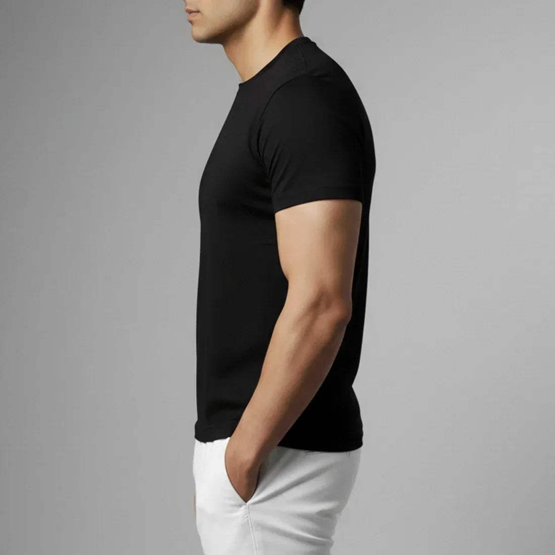 UNDERTEE - BLACK - NAVZA