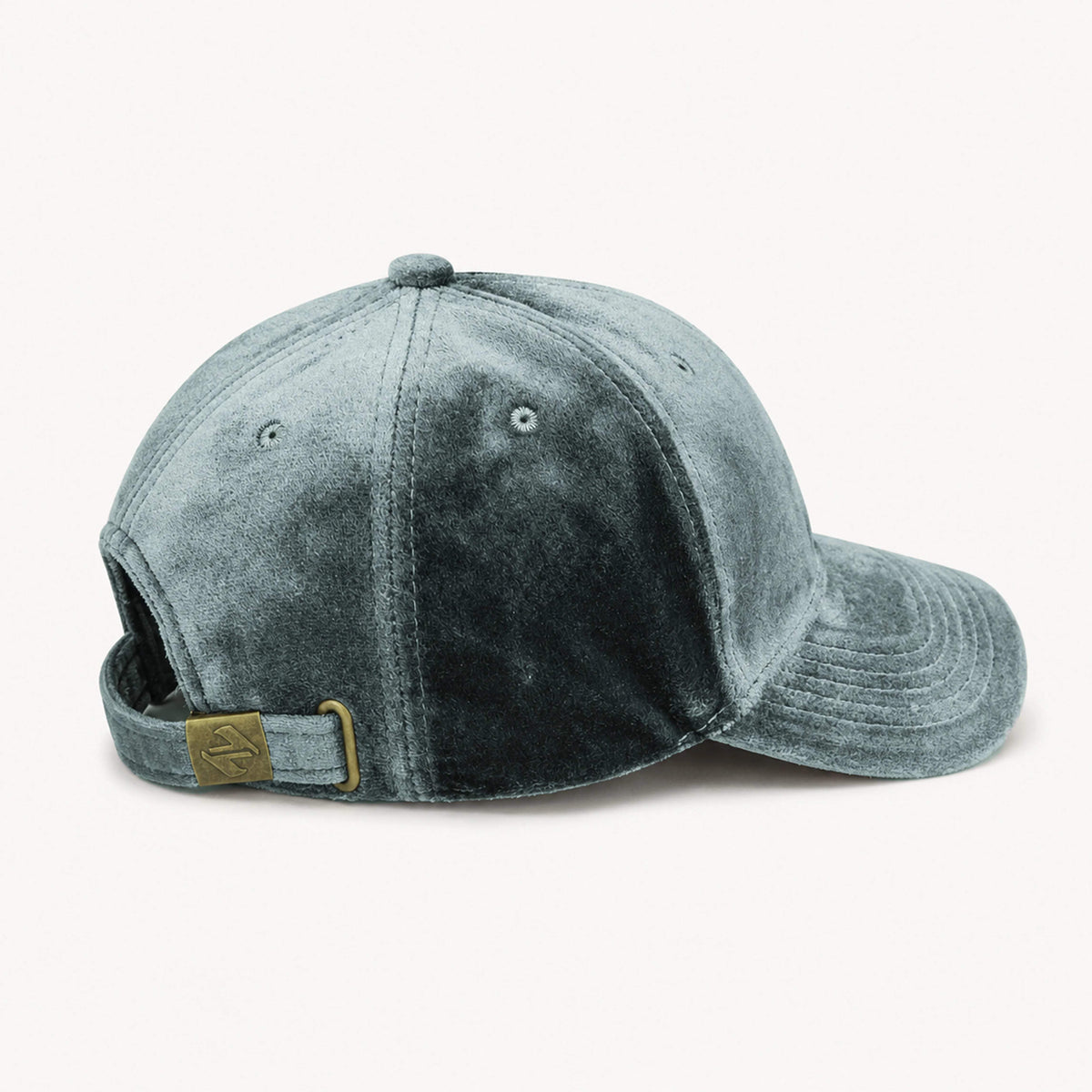 VELVET CAP GREYISH TEAL NAVZA