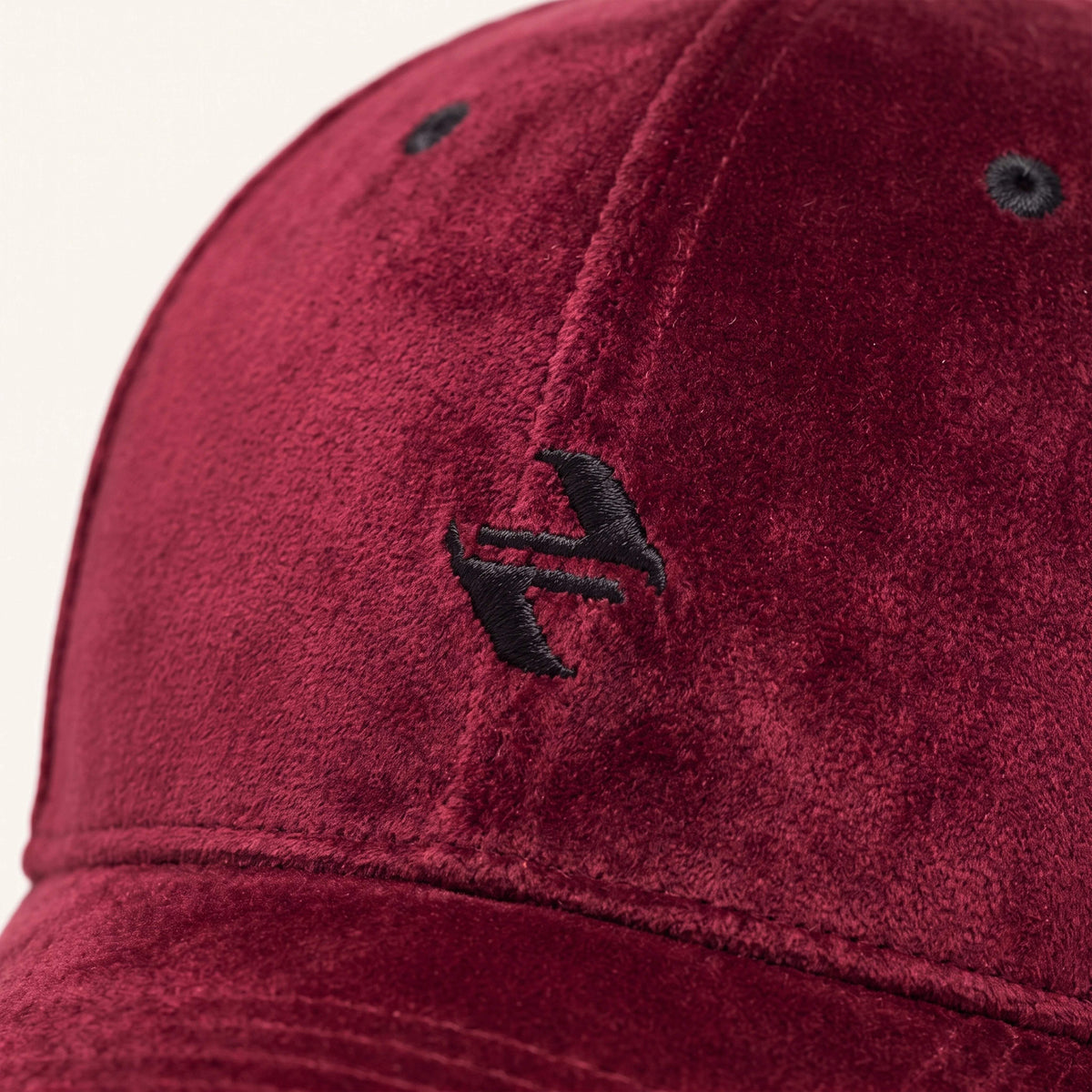 VELVET CAP RICH BURGUNDY NAVZA