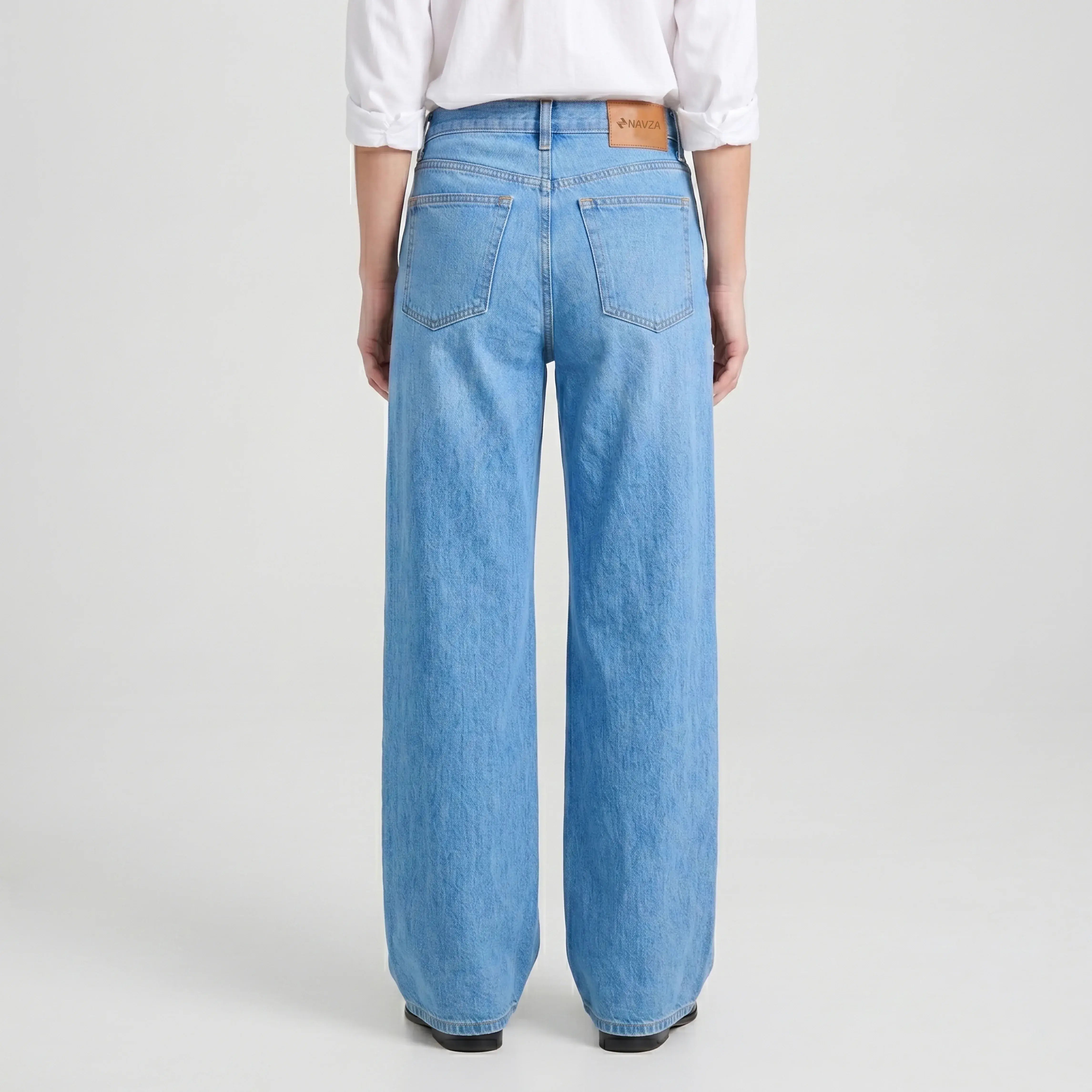 WIDE LEG DENIM - LIGHT BLUE
