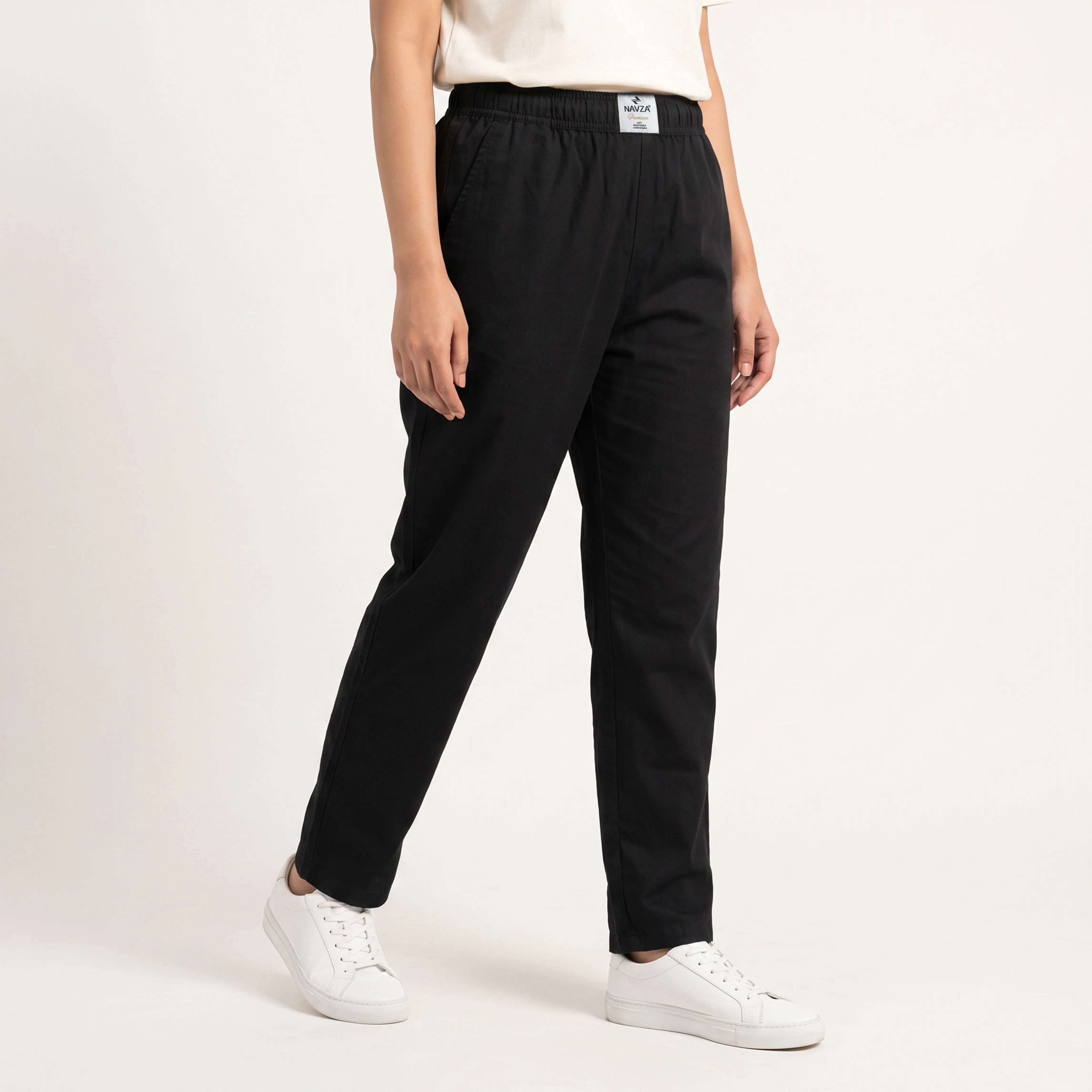 WOMEN ML JERSEY TROUSER – BLACK