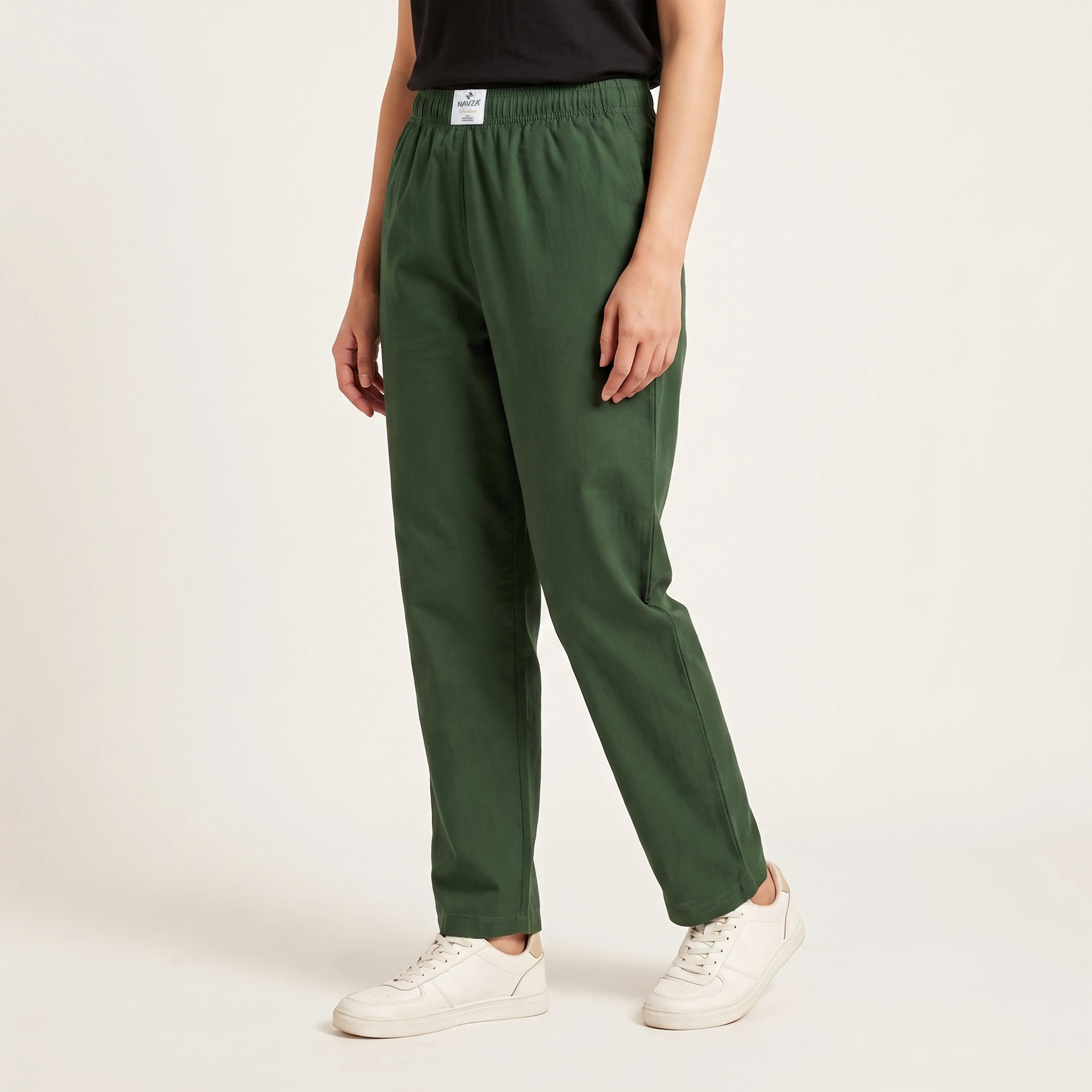 WOMEN ML JERSEY TROUSER – GREEN