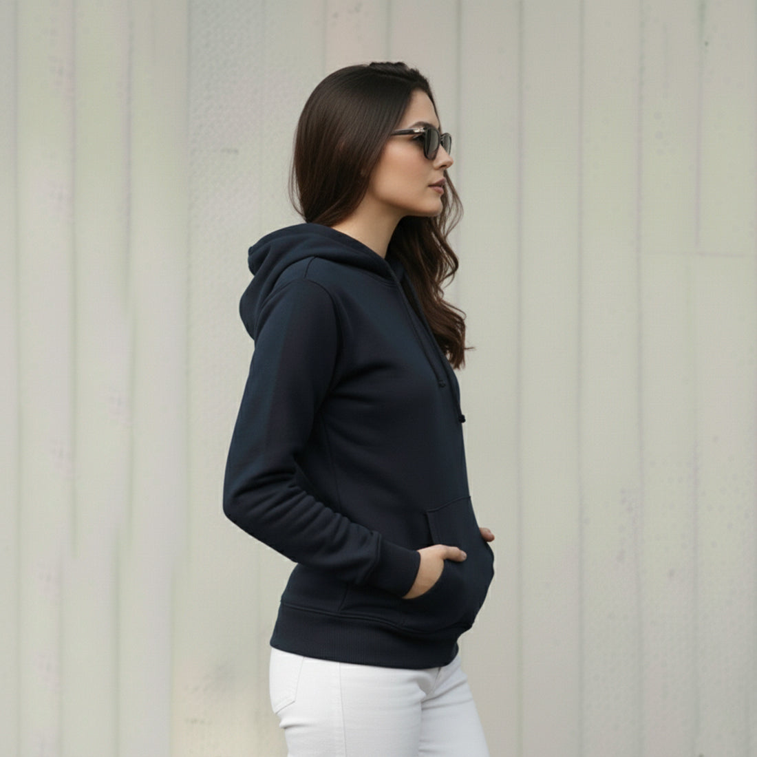 Women Hoodies Navy | NAVZA