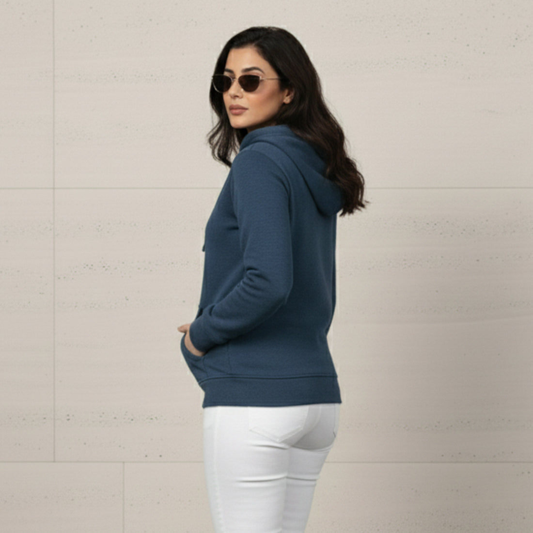 Women Hoodies Denim | NAVZA