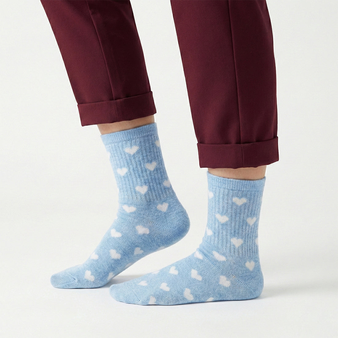 WOMEN CREW SOCKS BLUE | NAVZA