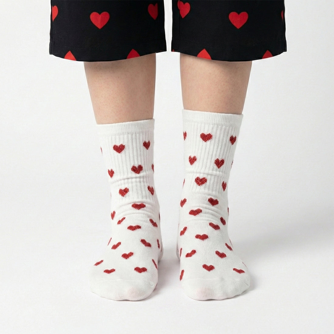 WOMEN CREW SOCKS WHITE | NAVZA