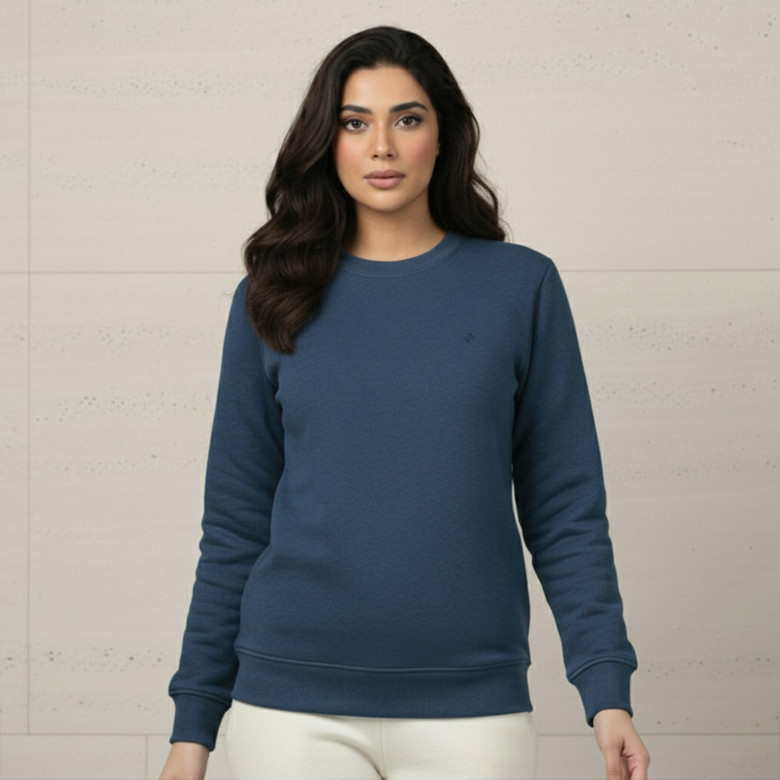 Women Sweatshirt Denim | NAVZA