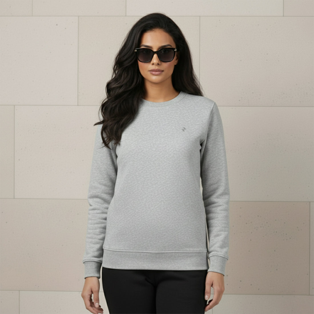 Women Sweatshirt Grey | NAVZA