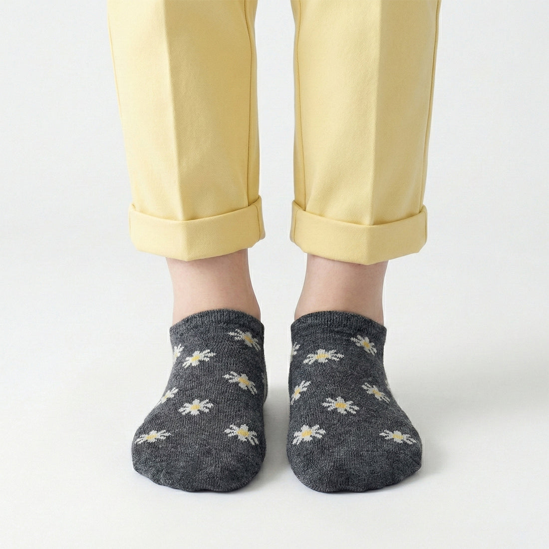 WOMEN NO SHOW SOCKS GREY | NAVZA