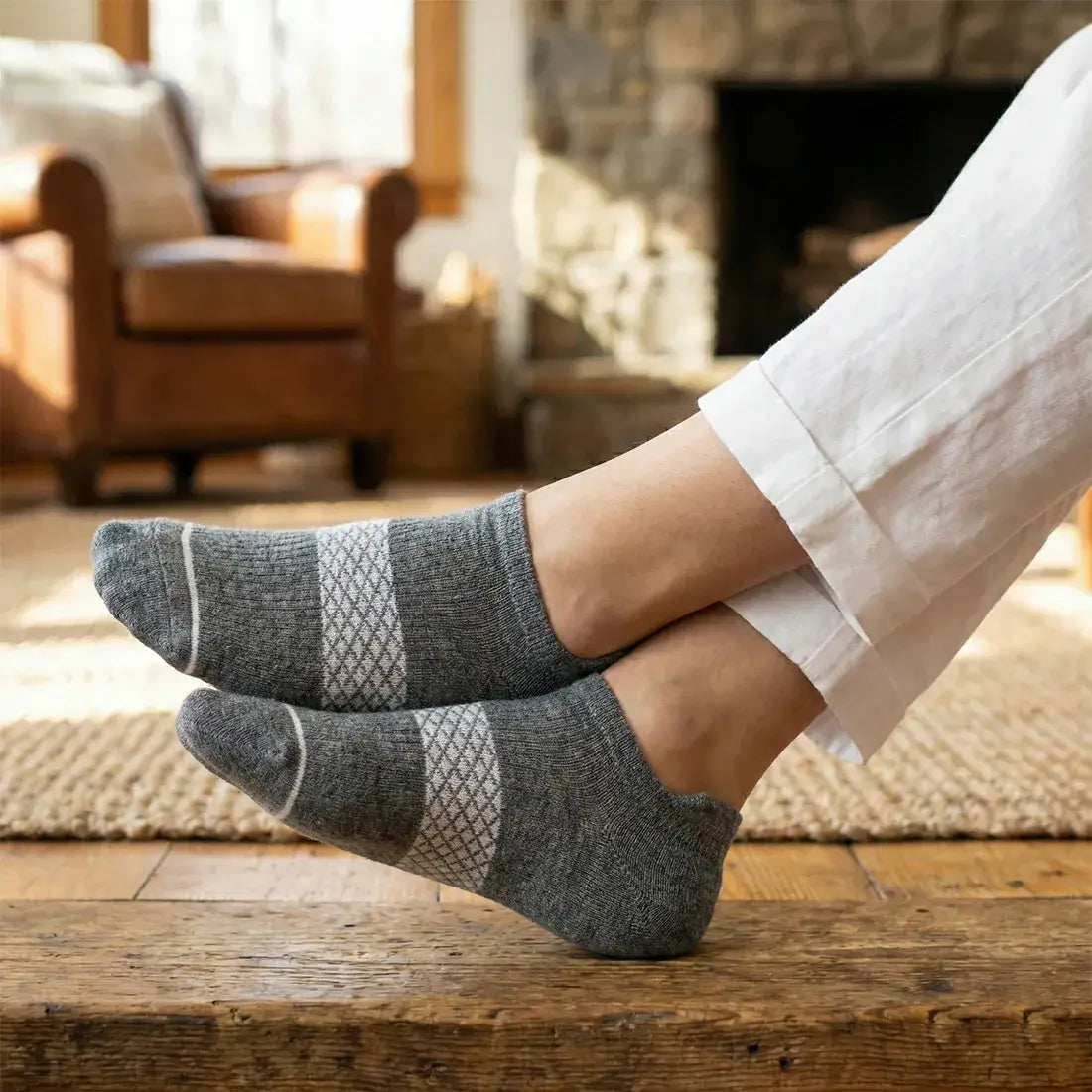 WOMEN NO SHOW SOCKS LIGHT GREY | NAVZA