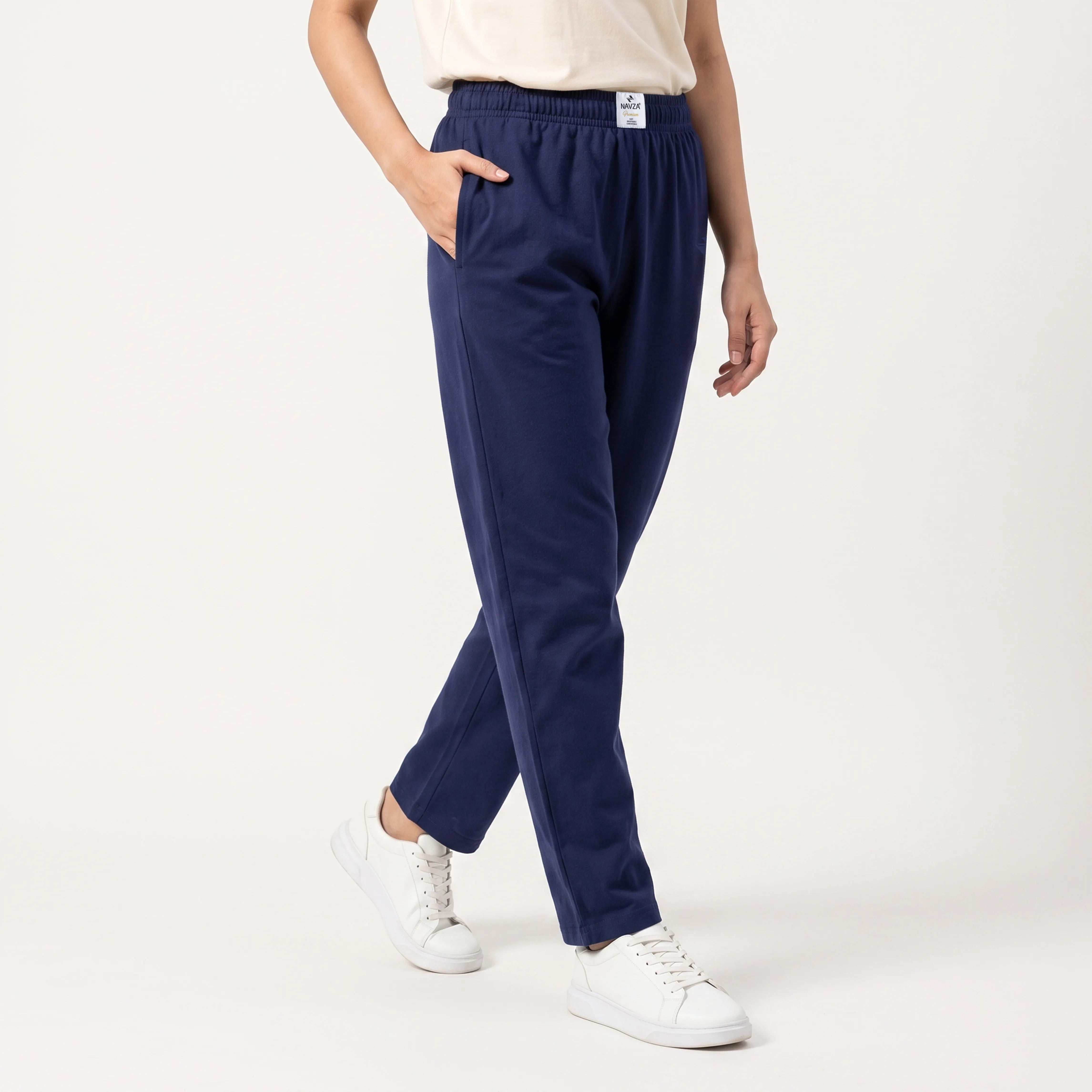WOMEN ML JERSEY TROUSER – NAVY