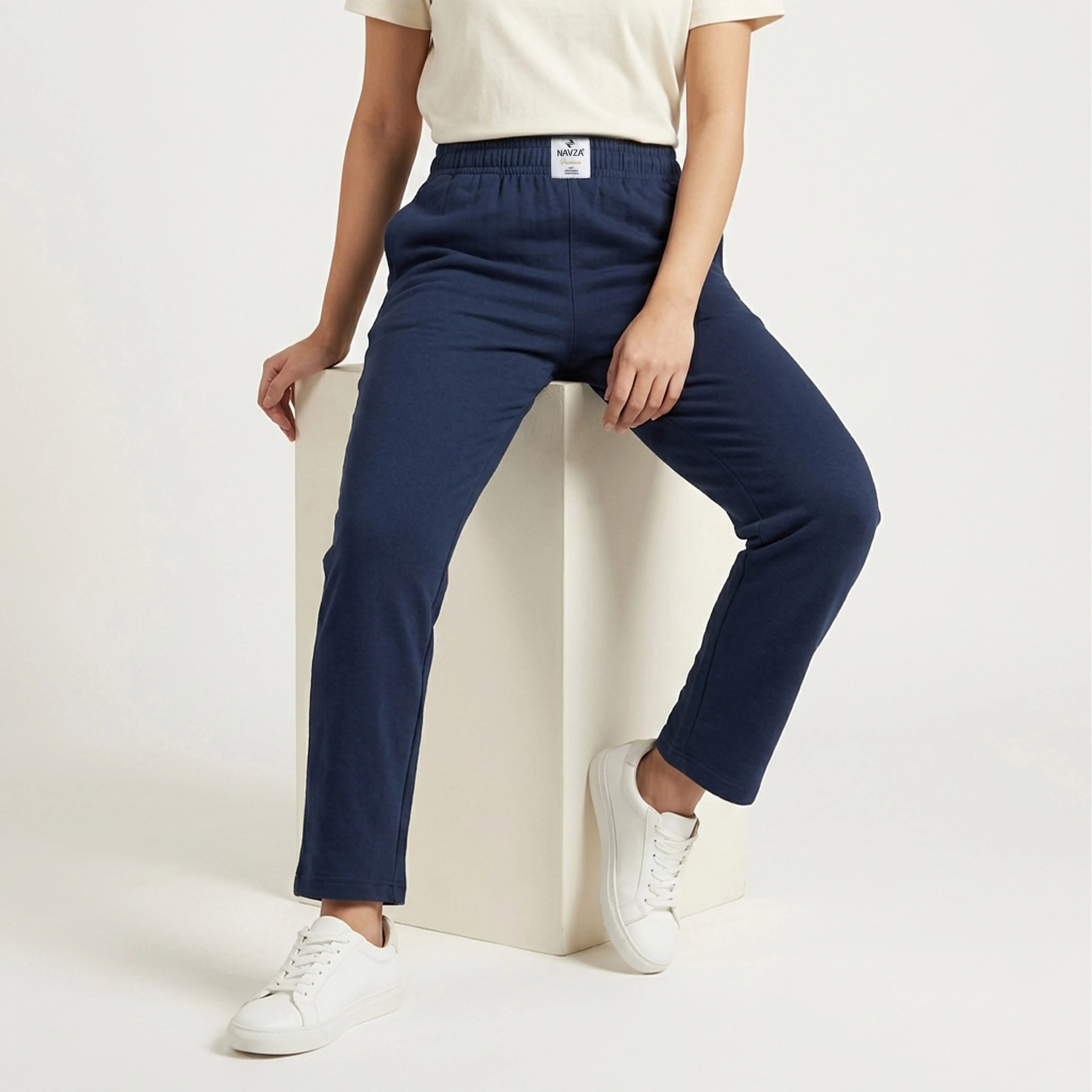 WOMEN ML JERSEY TROUSER – NAVY