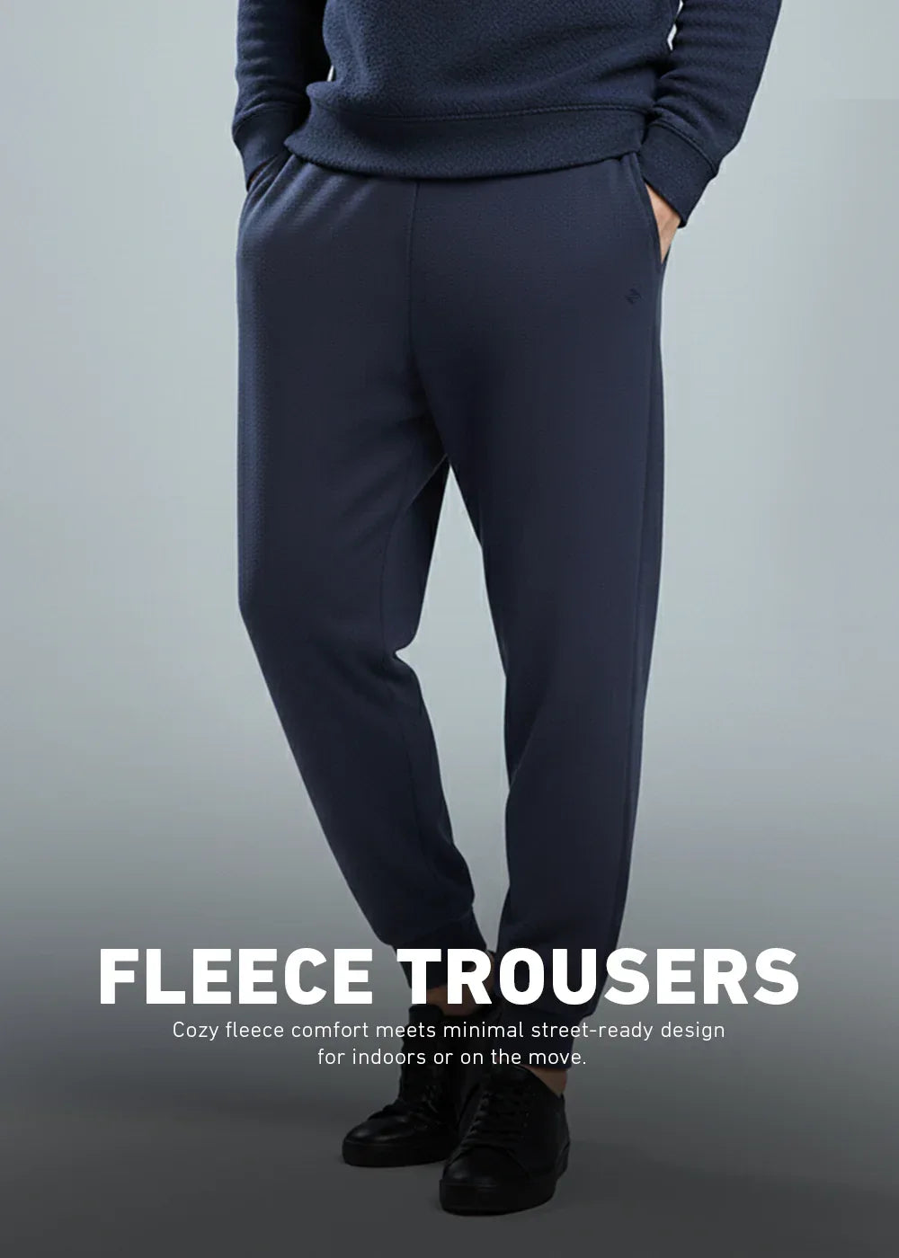 Fleece Trousers Banner | NAVZA