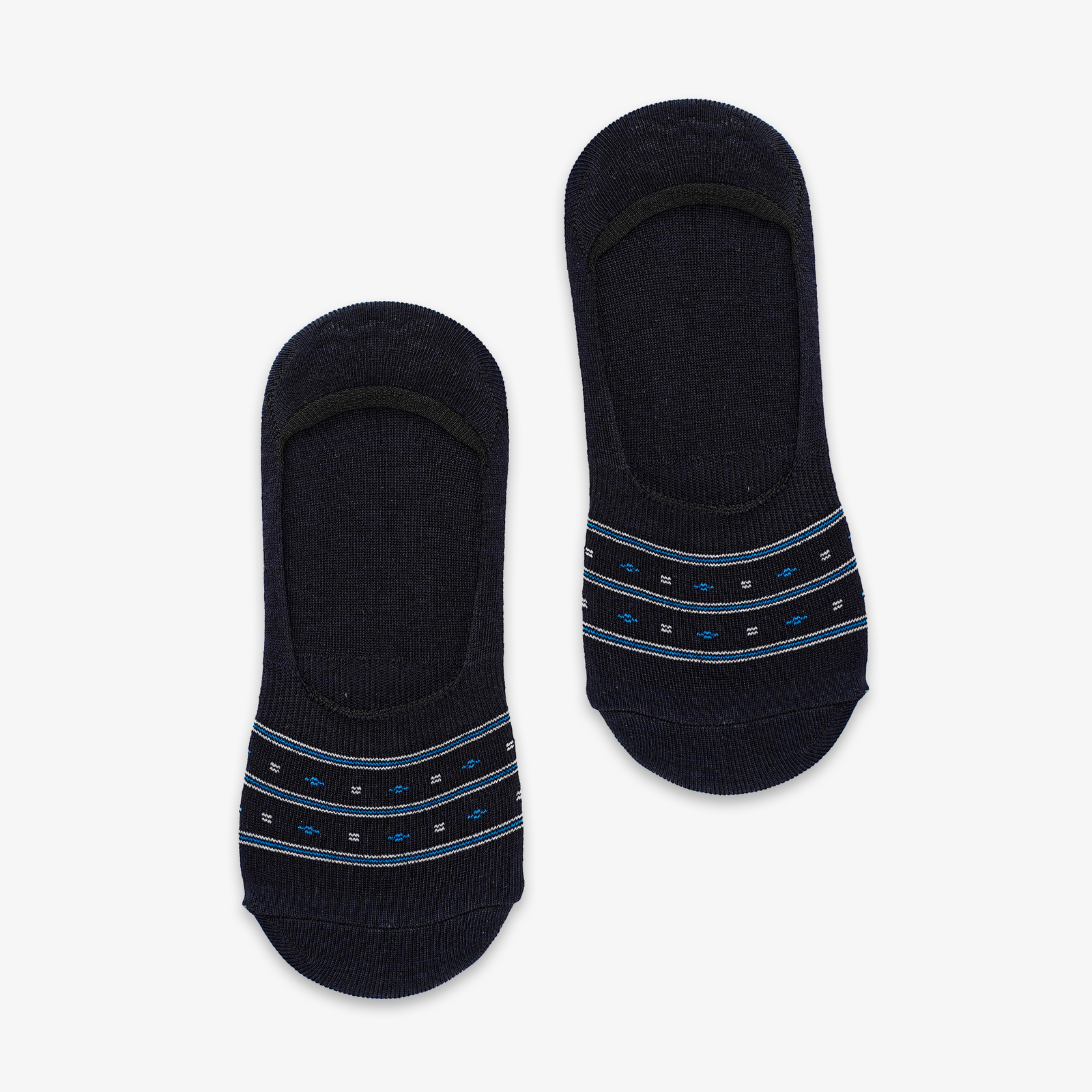 DUO STRIPES ANKLE-LESS SOCKS