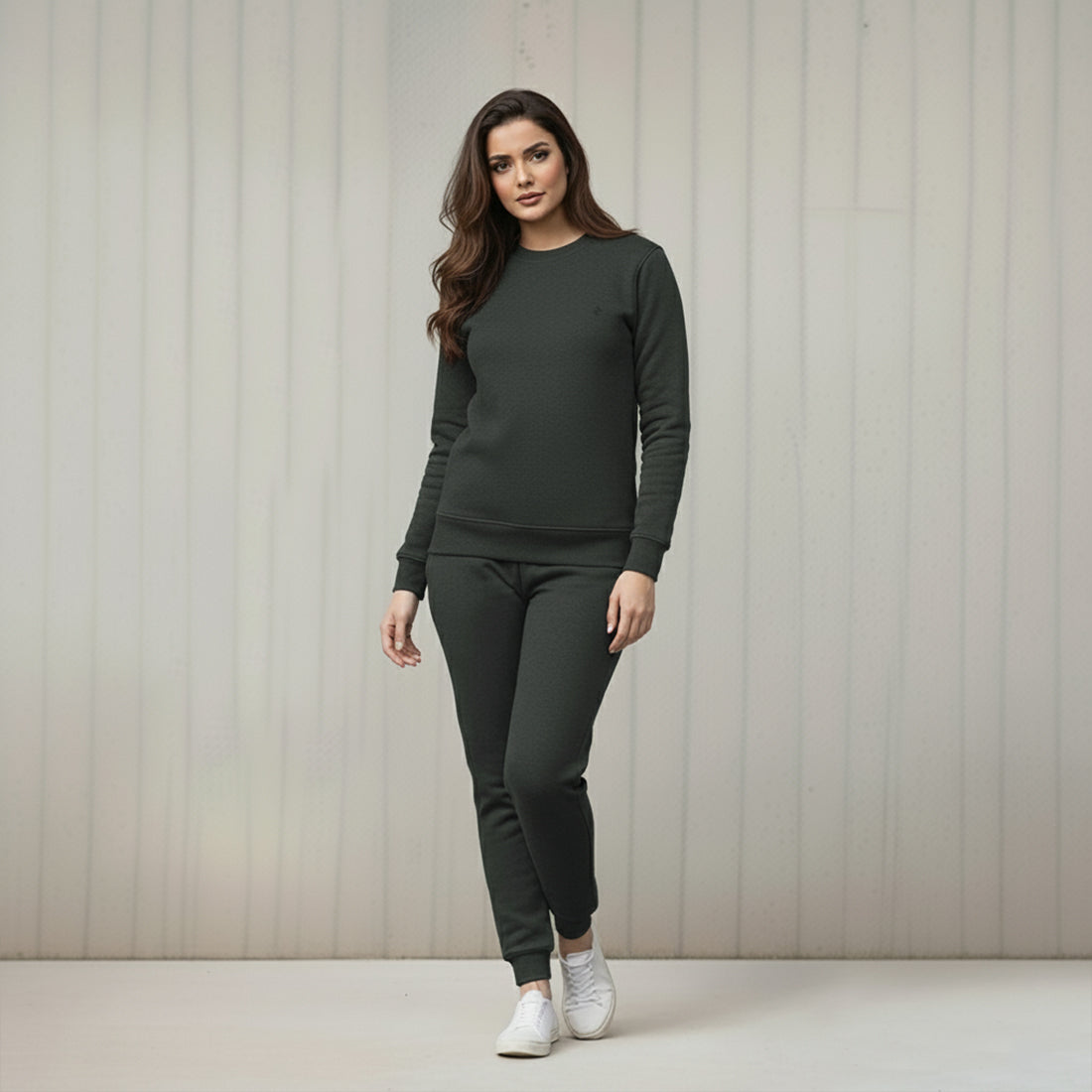 WOMEN ML SWEATSHIRT TRACKER – CHARCOAL