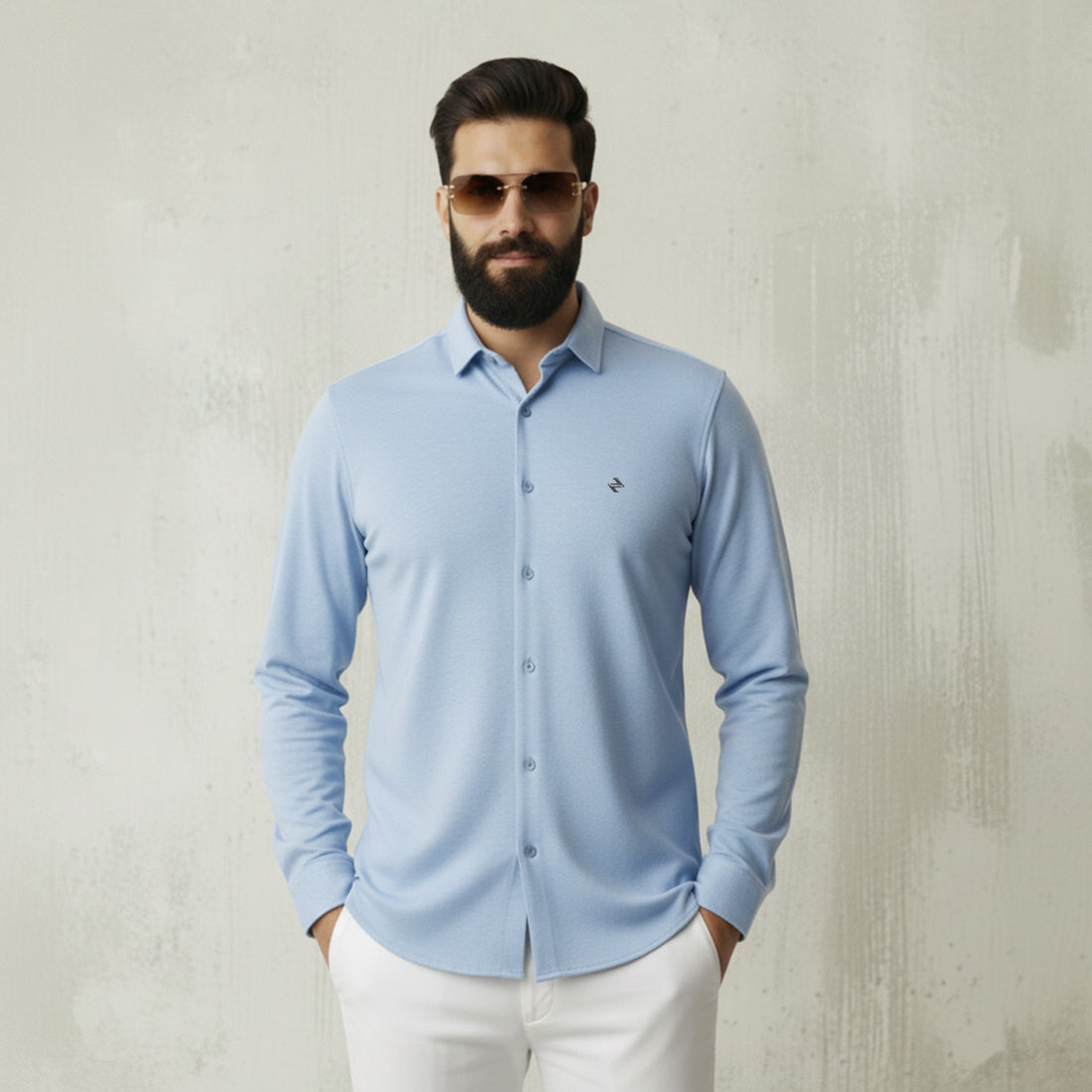 CL SMART SHIRT - SKY BLUE