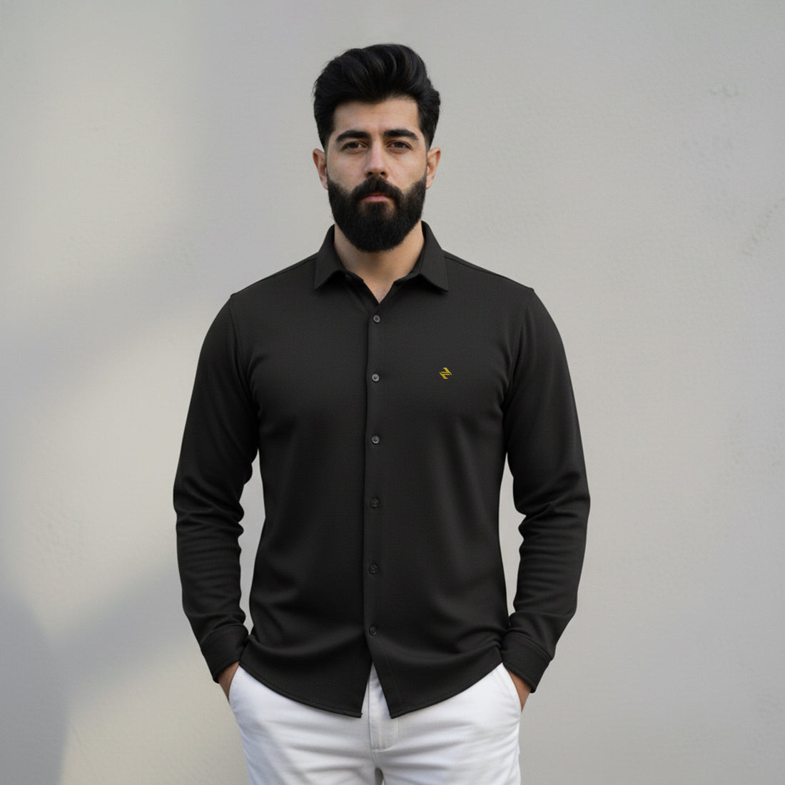 CL SMART SHIRT - BLACK