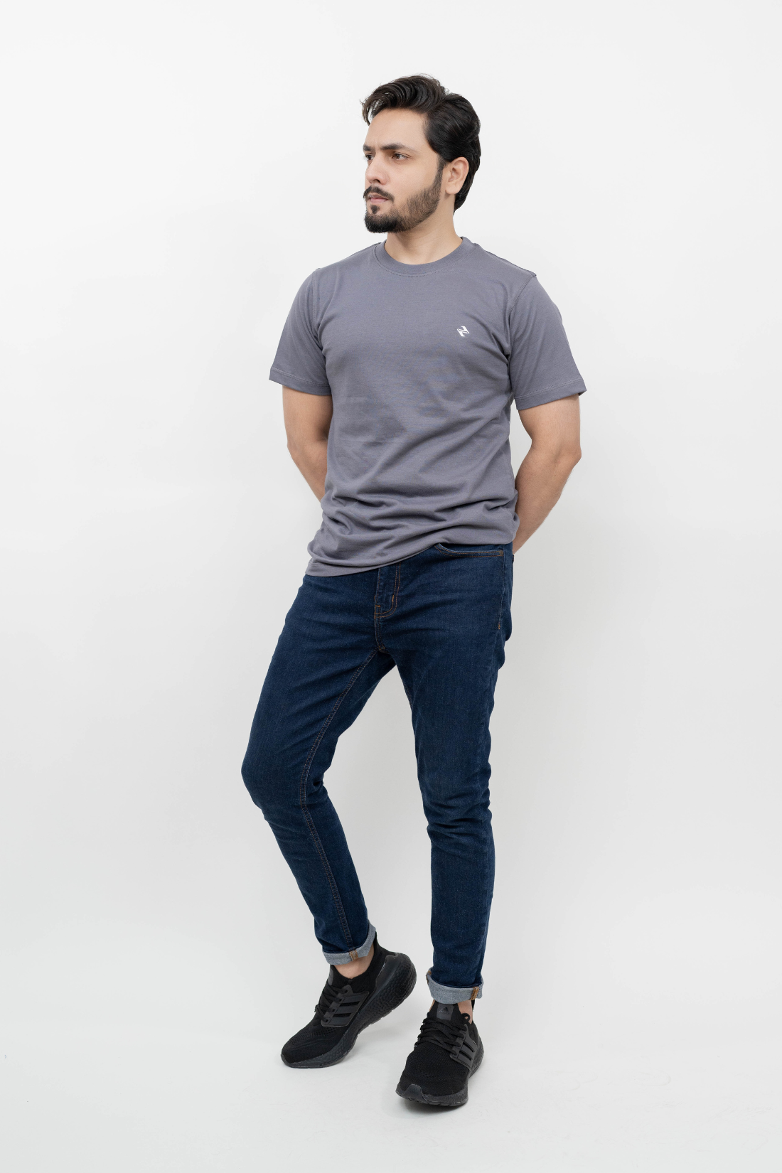 CL REGULAR FIT TEE – GREY