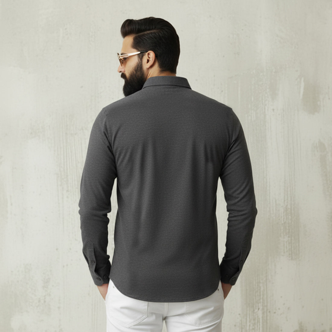 CL SMART SHIRT - CHARCOAL