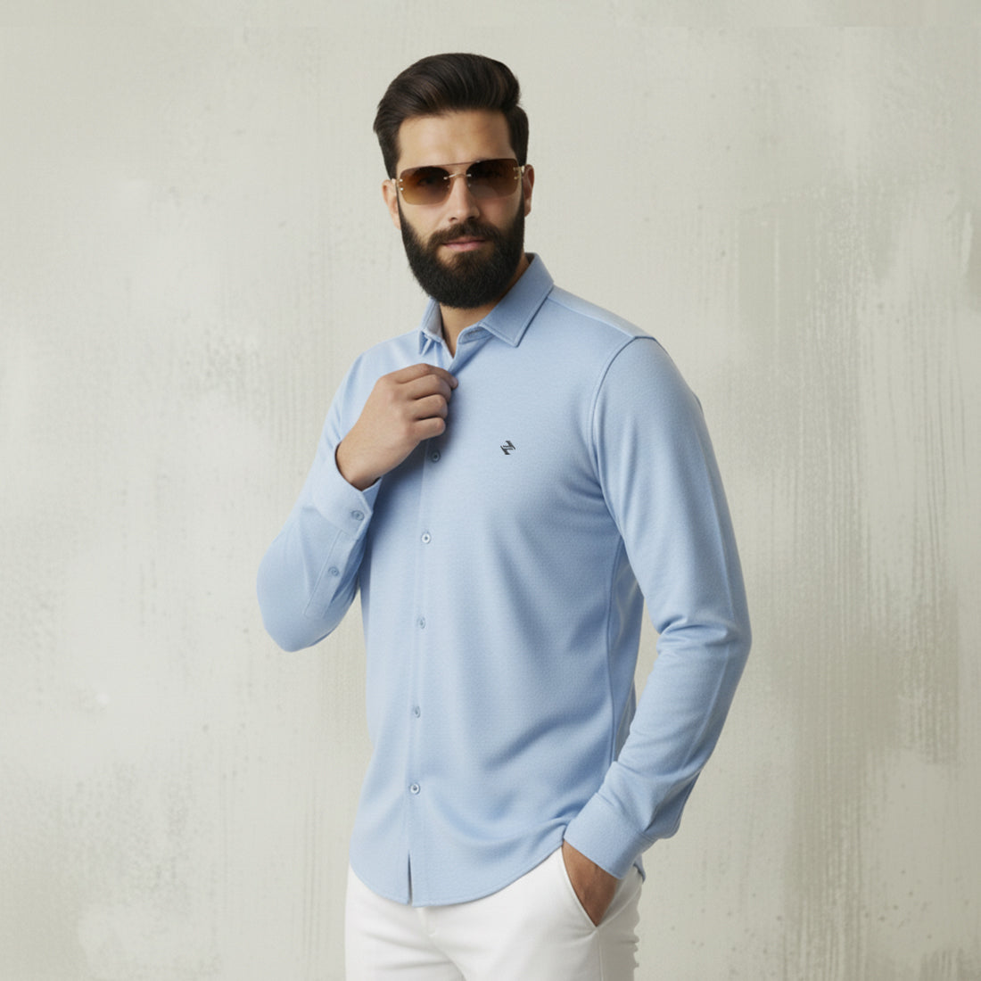 CL SMART SHIRT - SKY BLUE