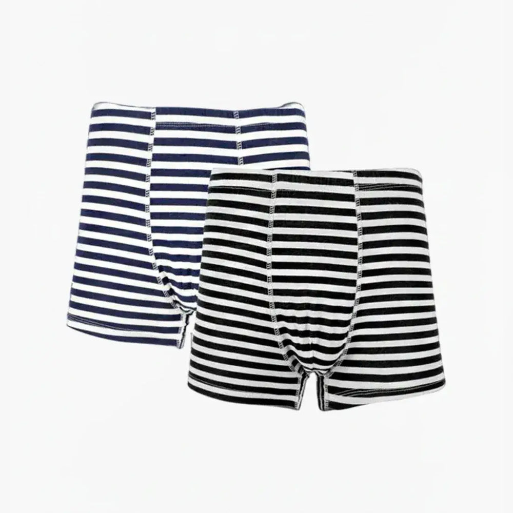 2 BOXER BLUE WHITE ST | NAVZA