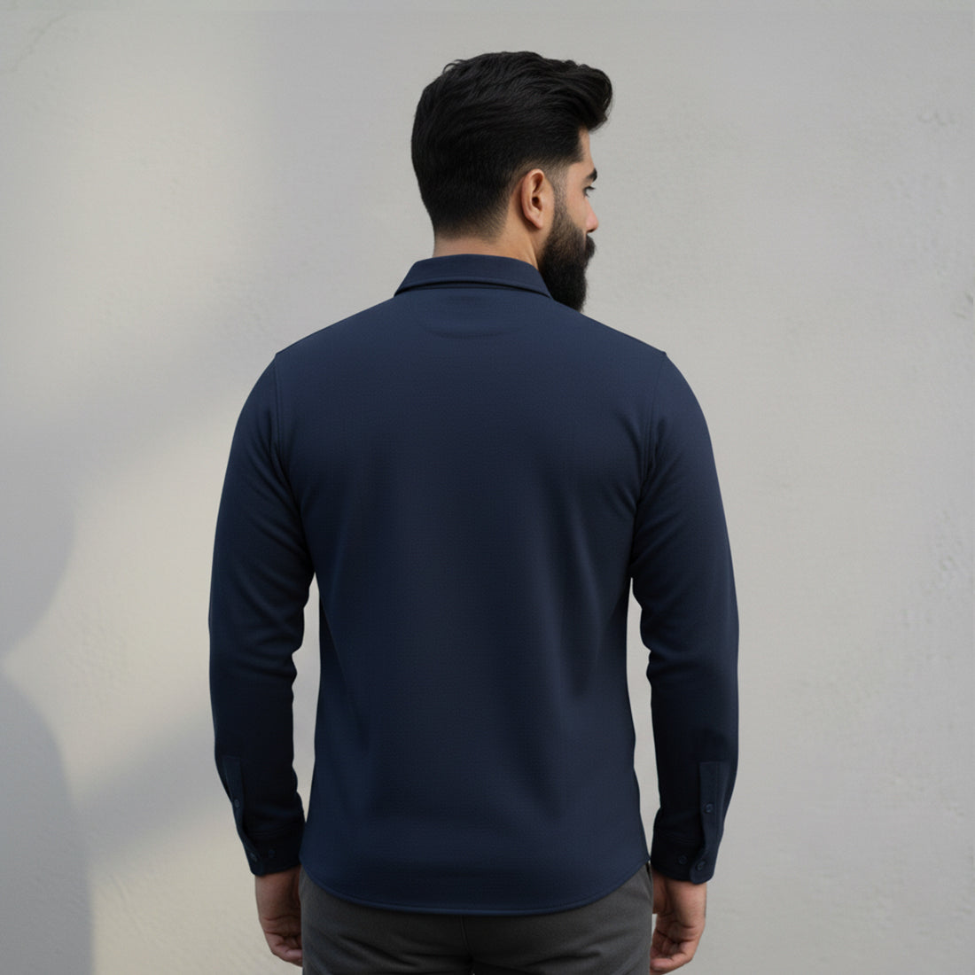 CL SMART SHIRT - NAVY