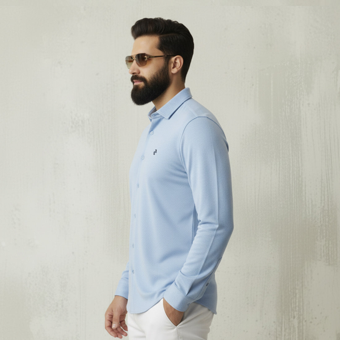 CL SMART SHIRT - SKY BLUE