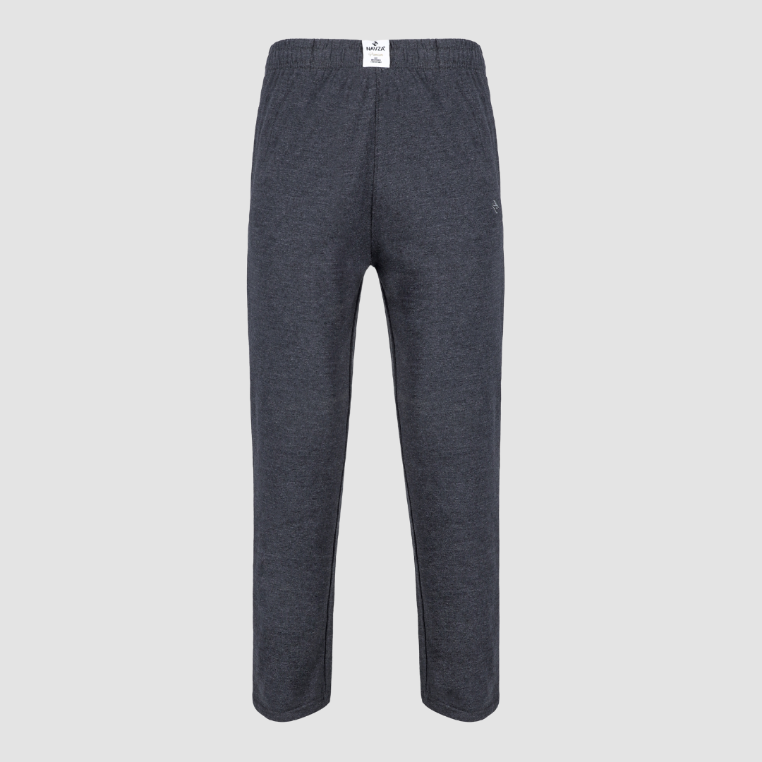 PACK OF BLACK UNDERTEE & CHARCOAL JERSEY TROUSER