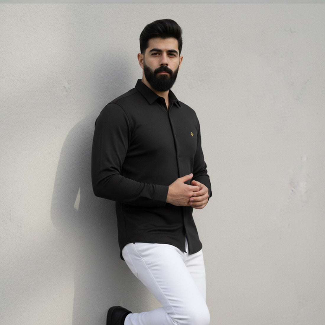 CL SMART SHIRT - BLACK