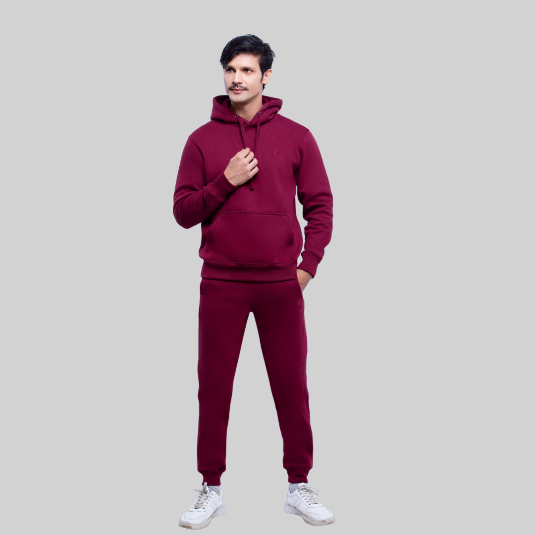 ML HOODIE TRACKER – BURGUNDY