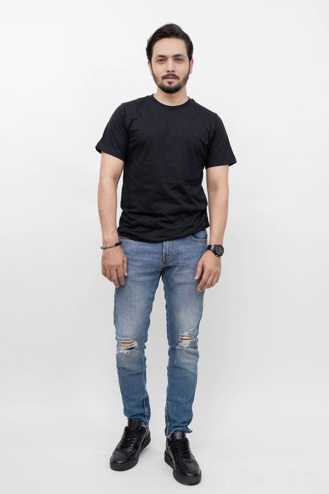 ML REGULAR FIT TEE – BLACK