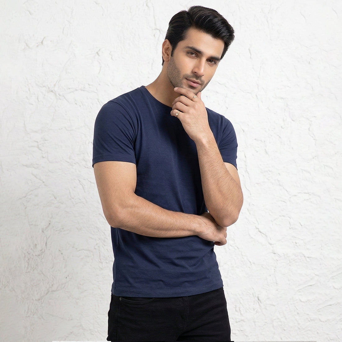 ML SLIM FIT TEE – NAVY