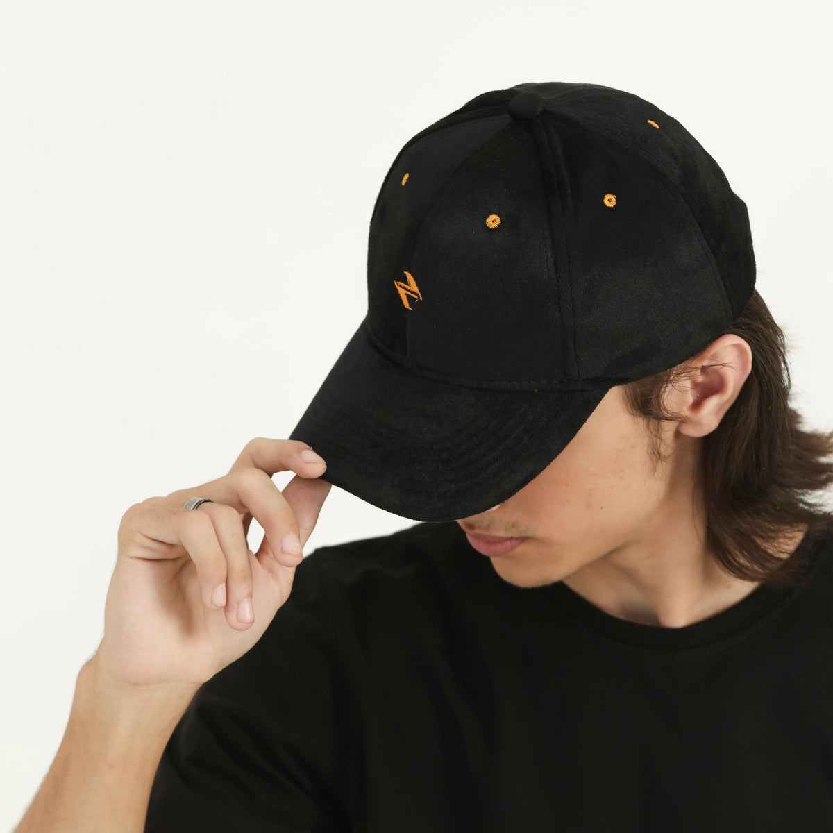 VELVET CAP | BLACK