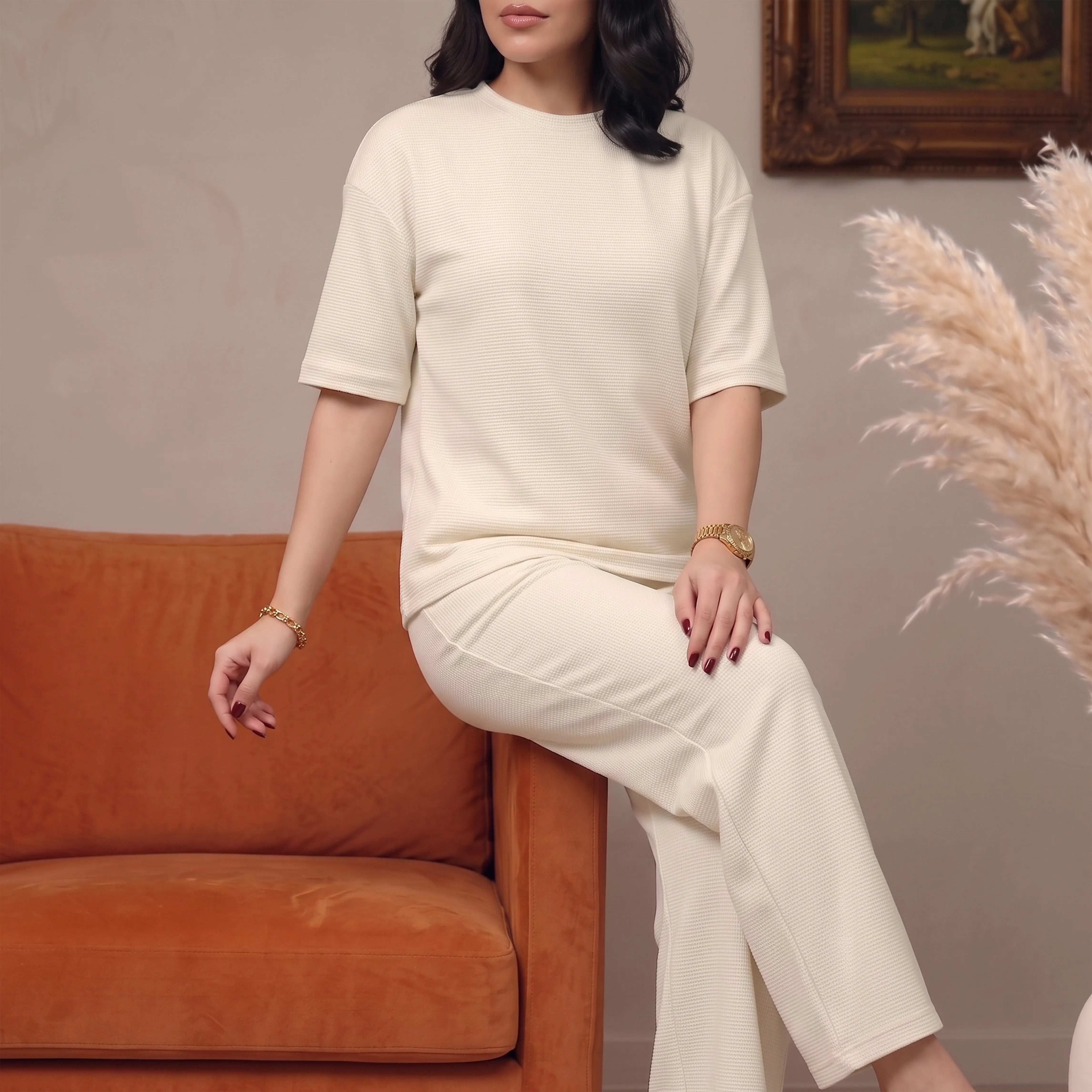 AIRE OTTOMAN LOUNGE SET - SOFT SAND BEIGE