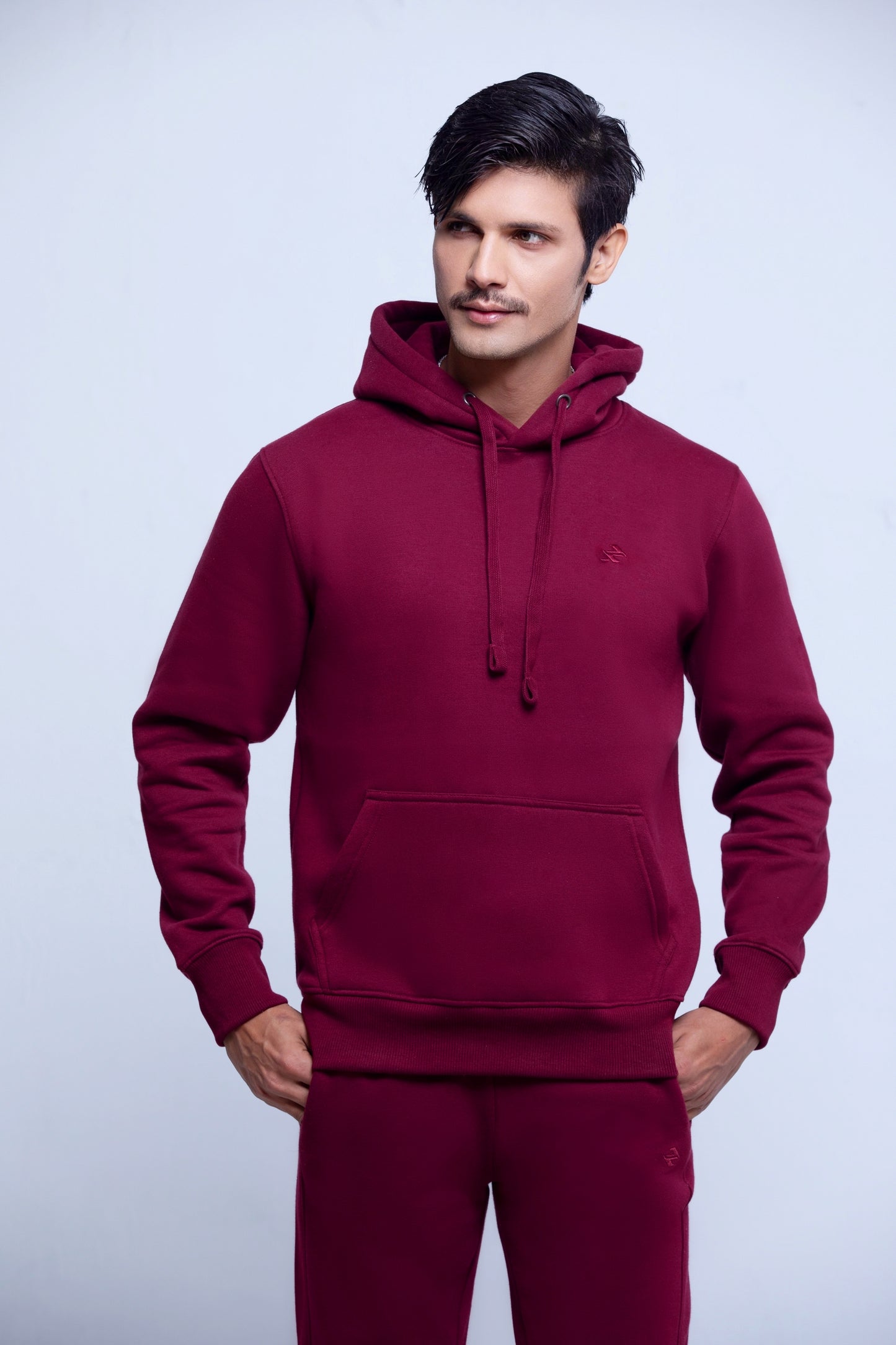 ML HOODIE TRACKER – BURGUNDY