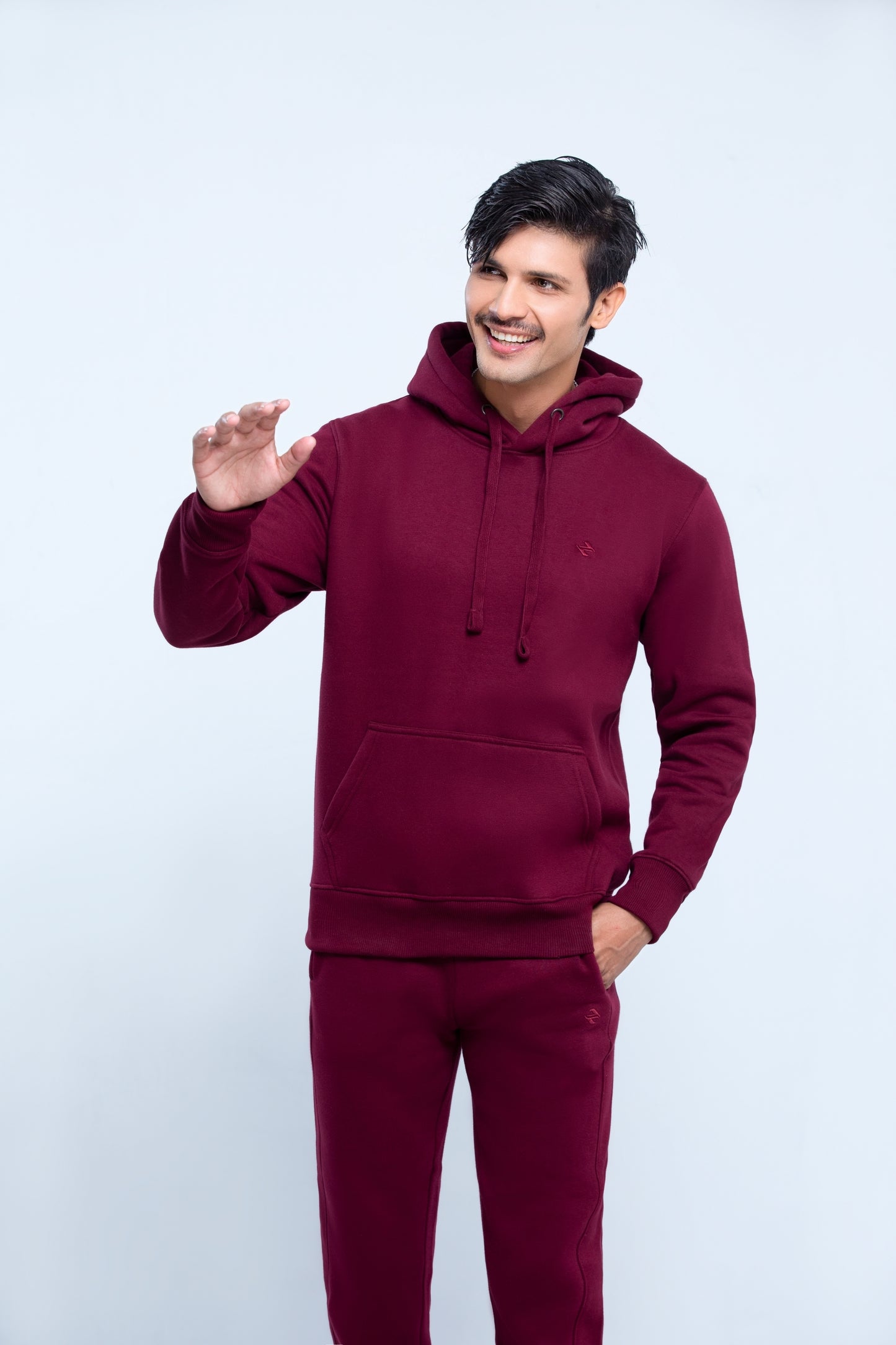 ML HOODIE TRACKER – BURGUNDY