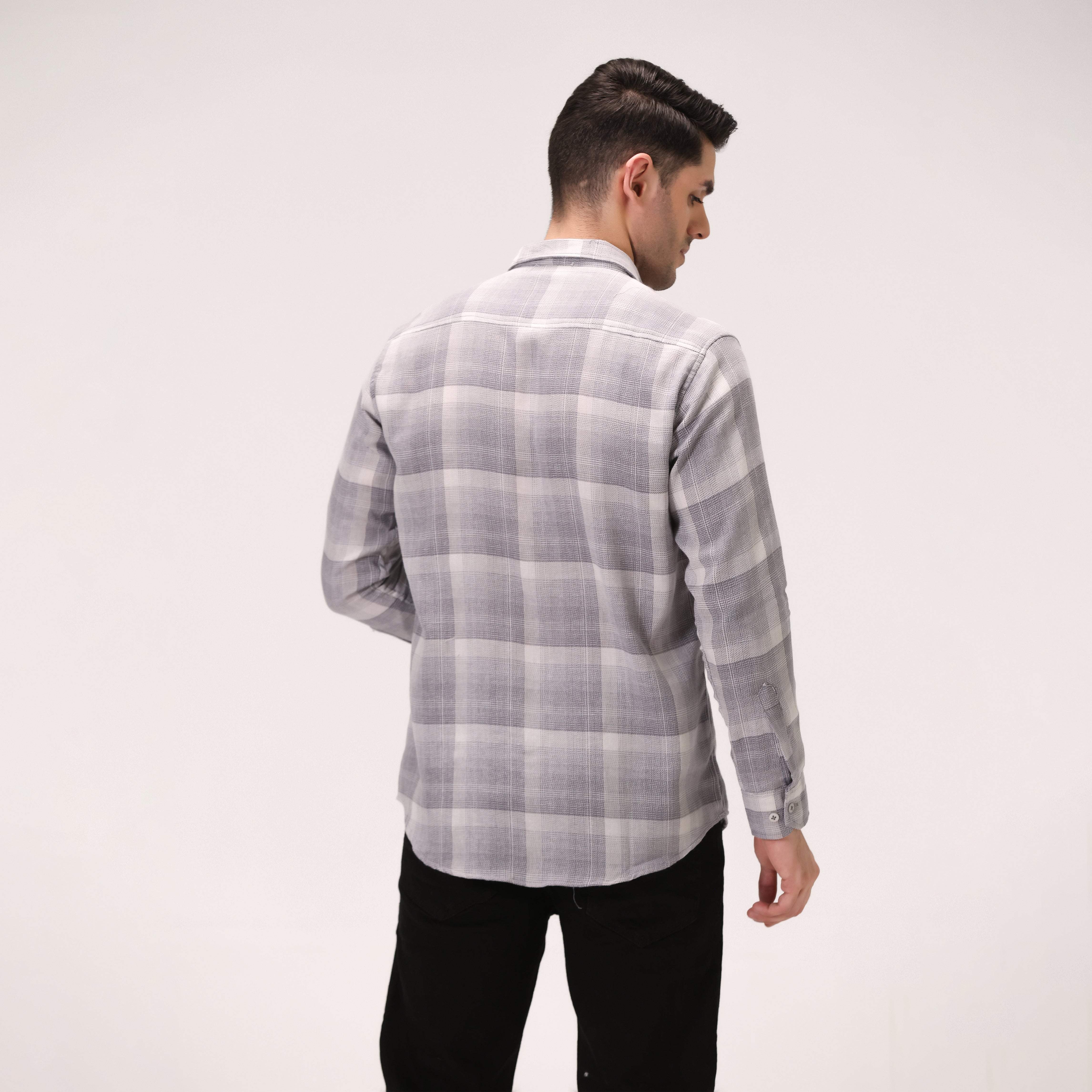 CHECK SHIRT – SKY BLUE