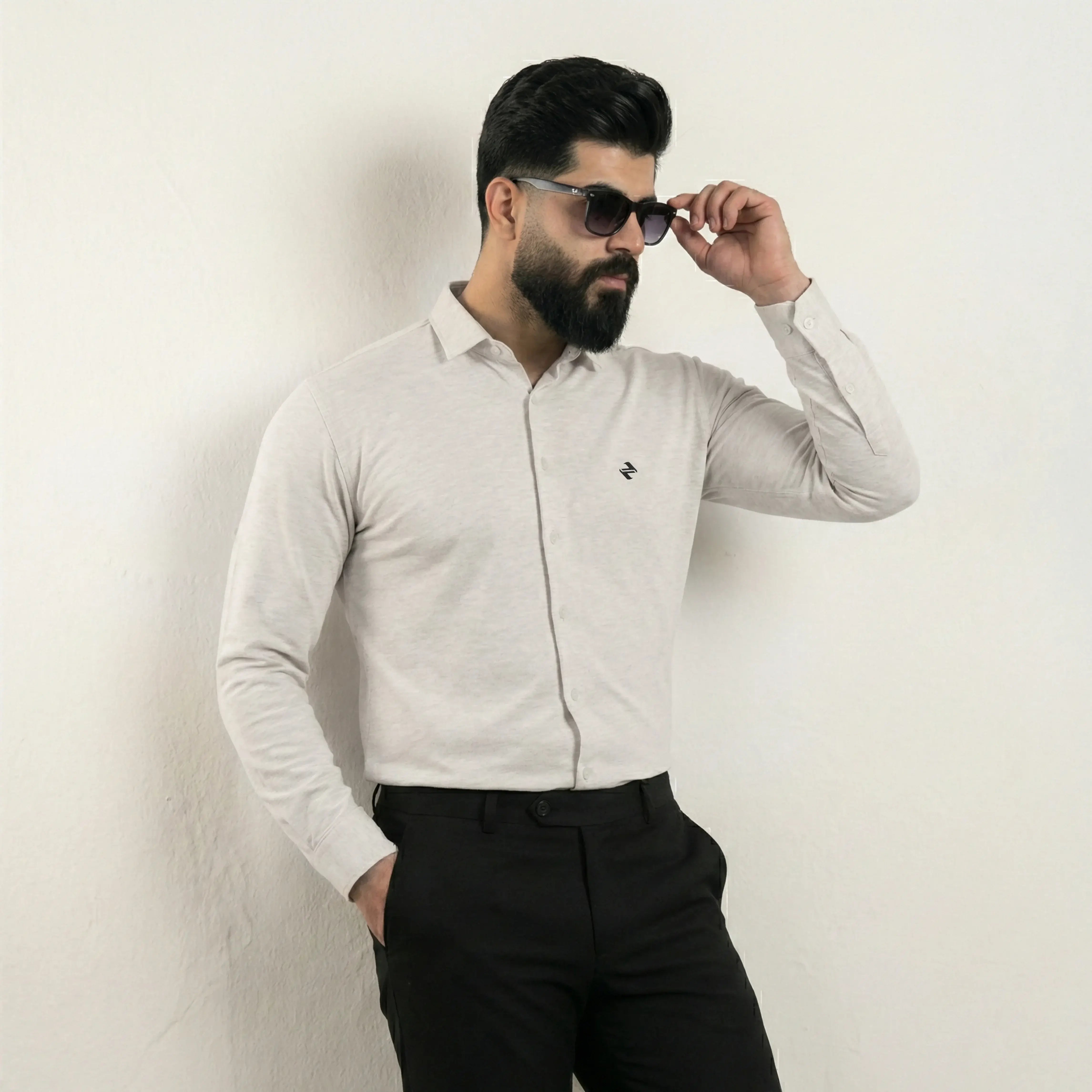 CL SMART SHIRT - LIGHT GREY