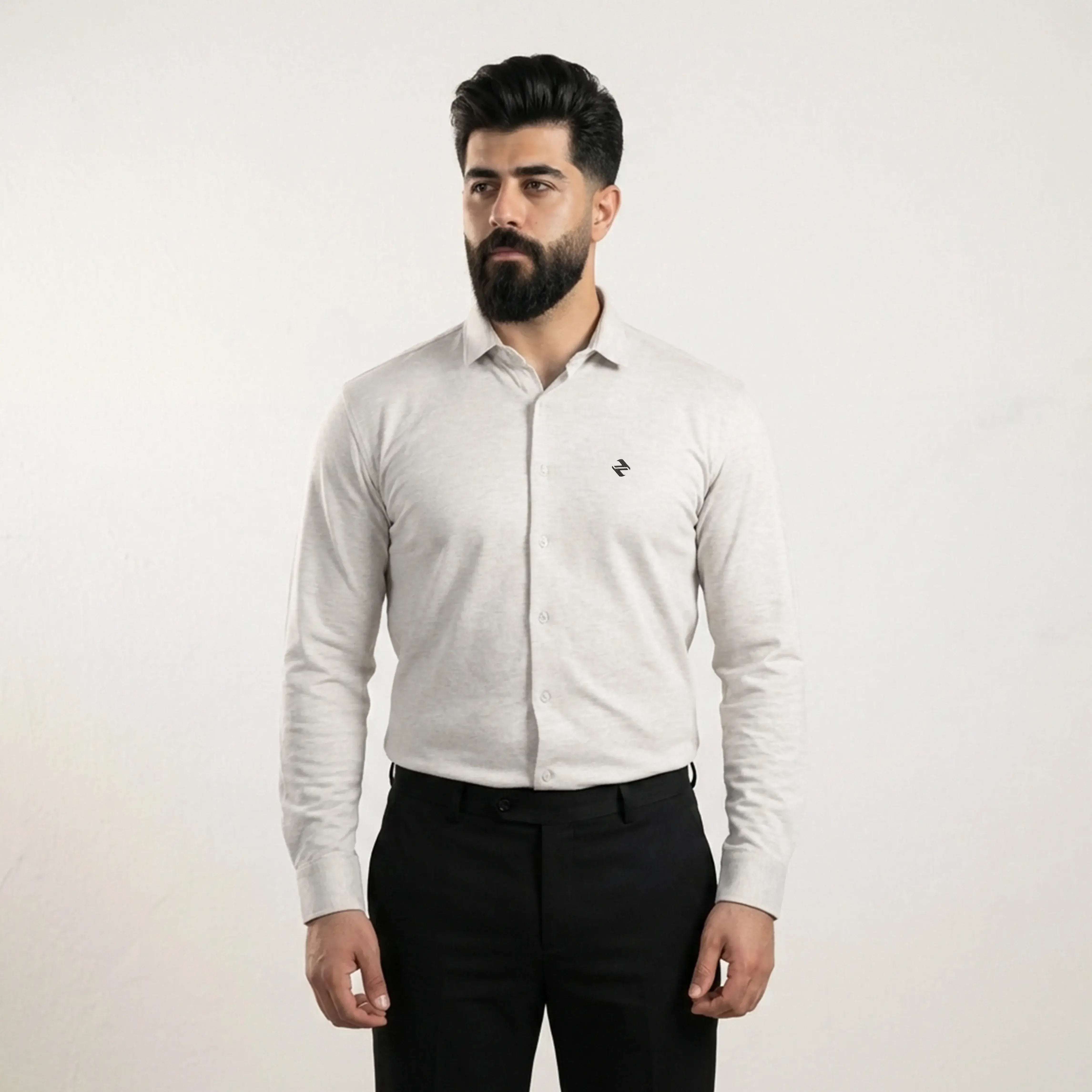 CL SMART SHIRT - LIGHT GREY