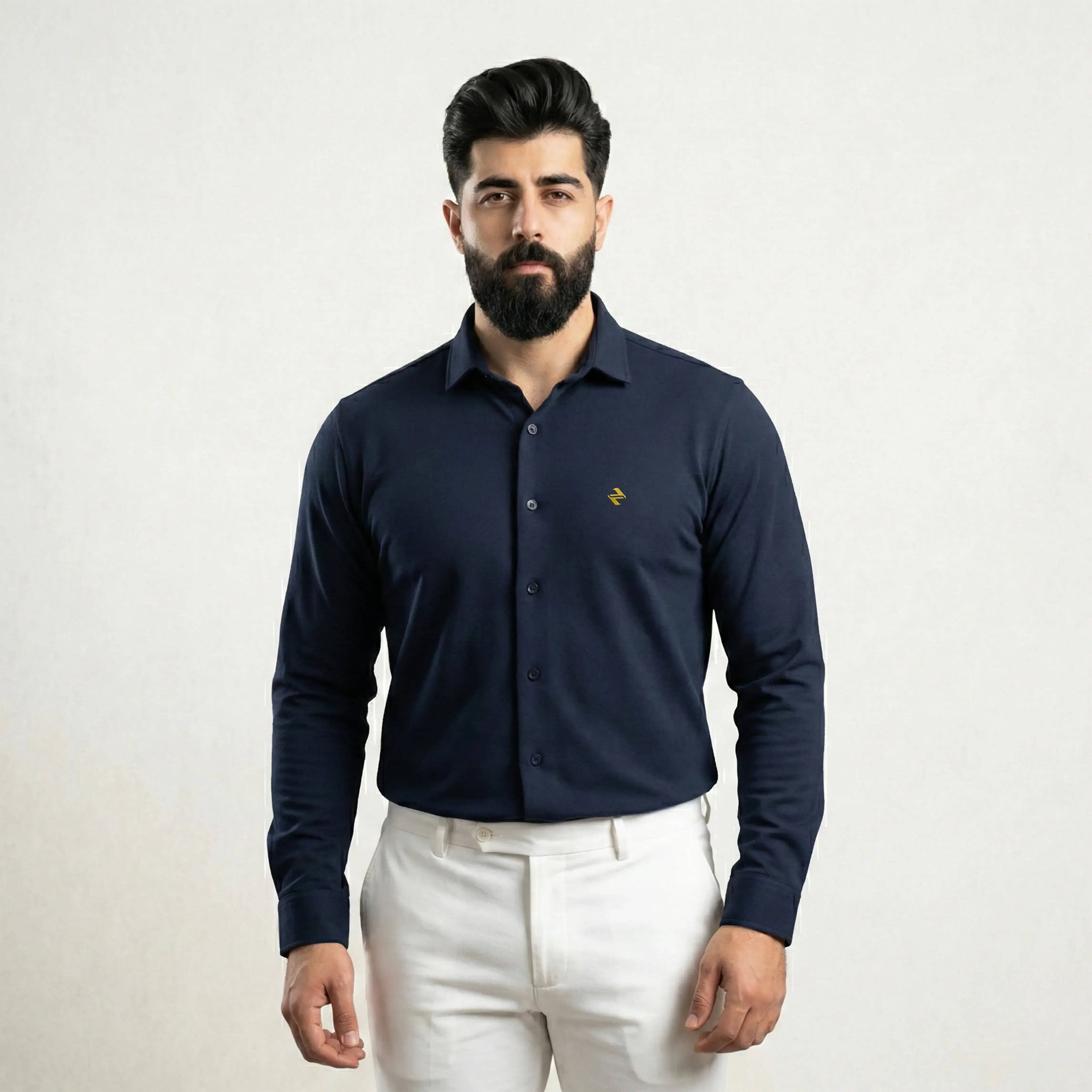 CL SMART SHIRT - NAVY