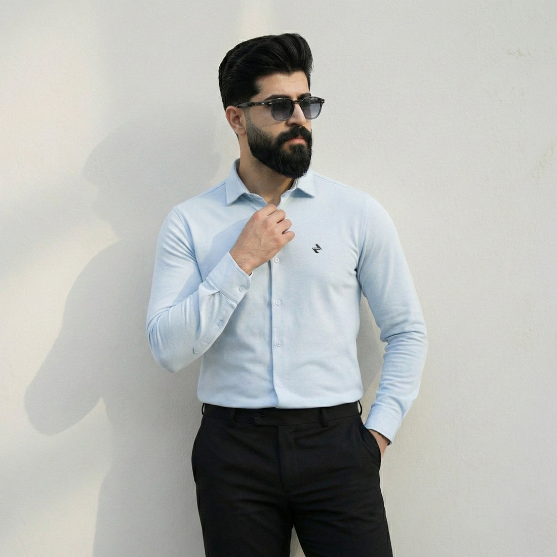 CL SMART SHIRT - SKY BLUE